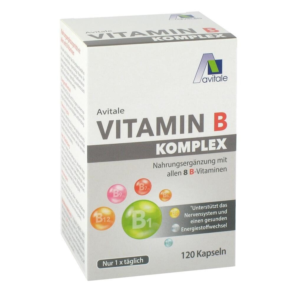 Avitale GmbH VITAMIN B KOMPLEX Kapseln Kapseln, 120 St.