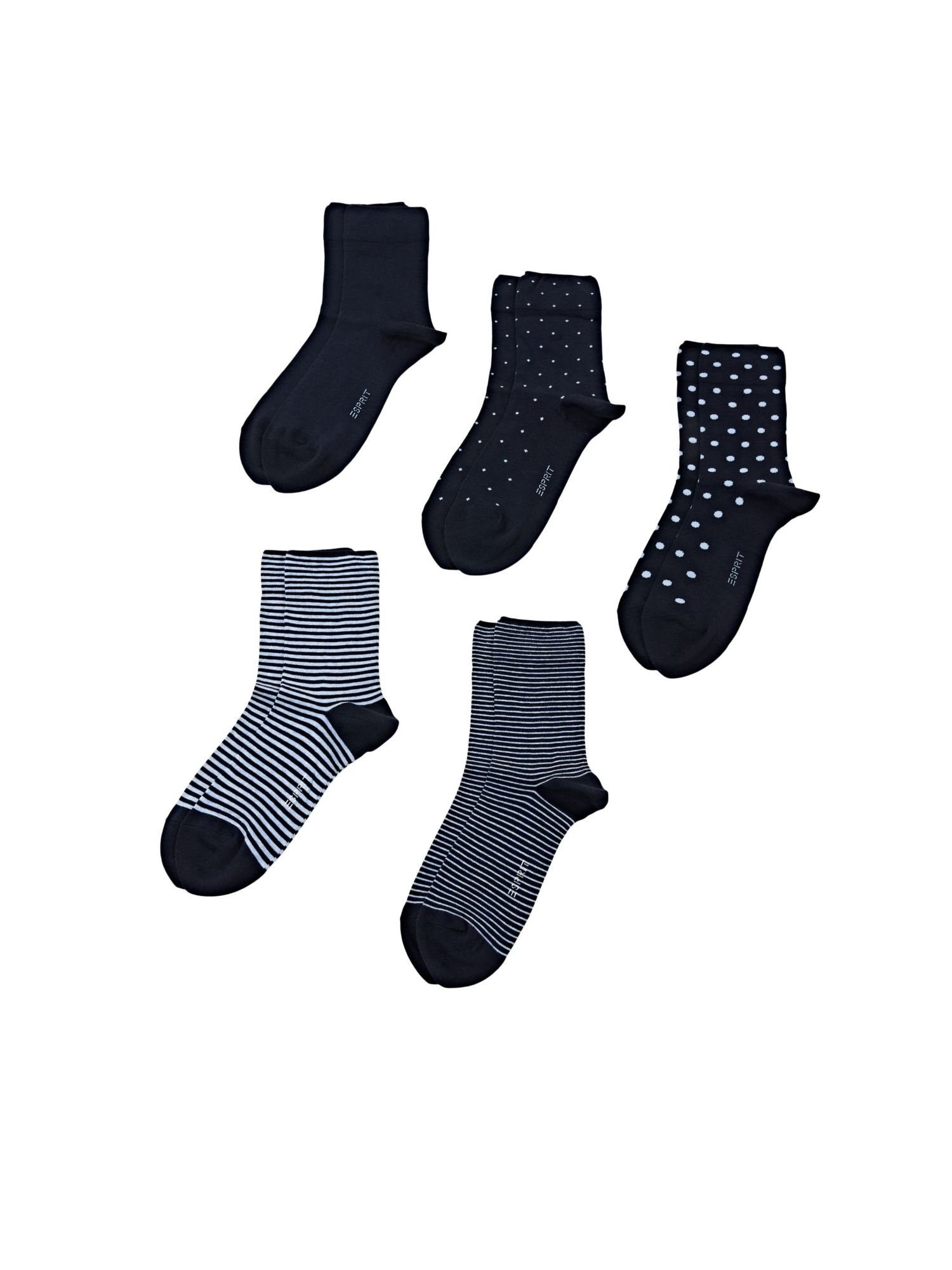 5er-Set Esprit Socken Socken gemusterte MARINE