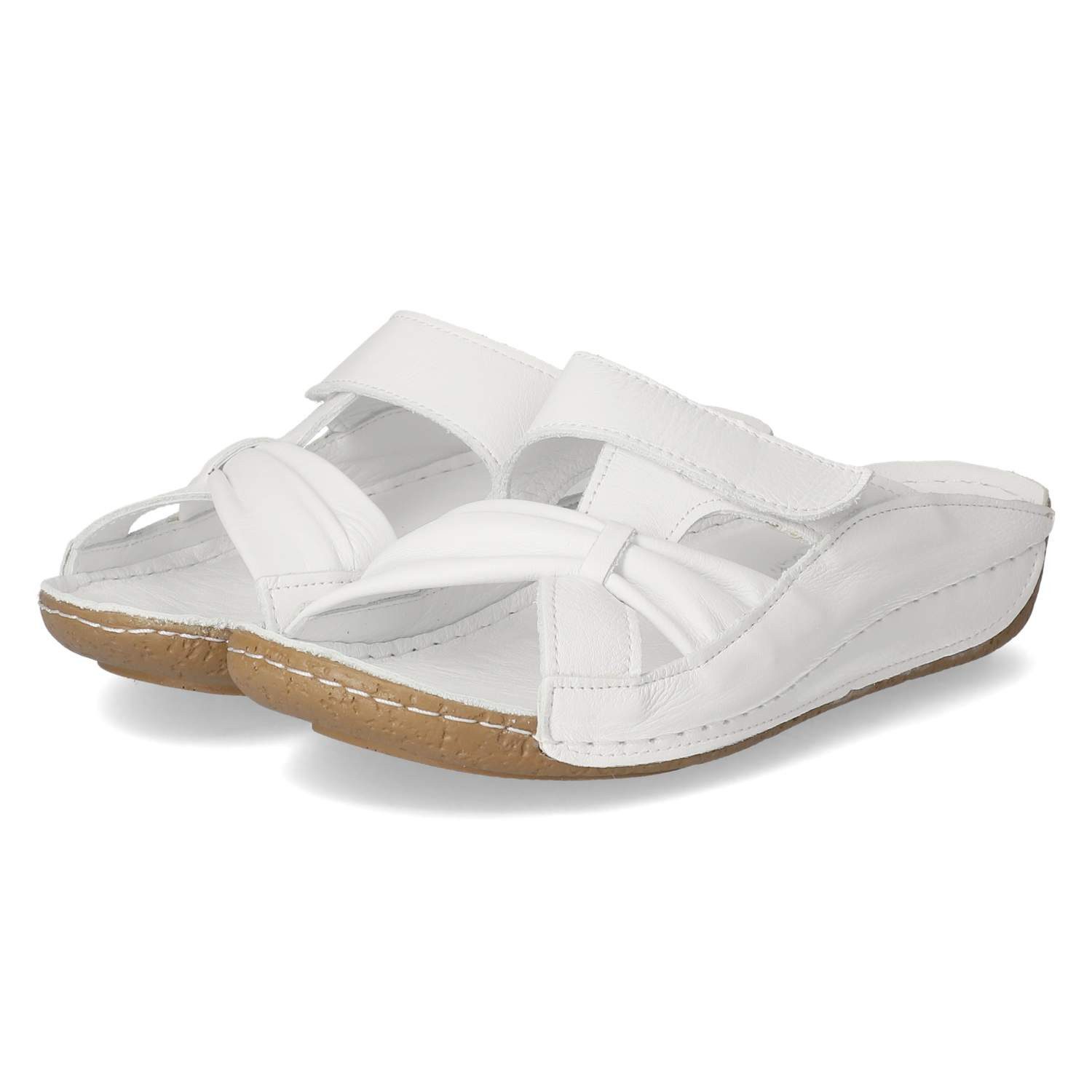 Andrea Conti Andrea Conti 0025303-001 Damen Glattleder weiss Pantolette günstig online kaufen
