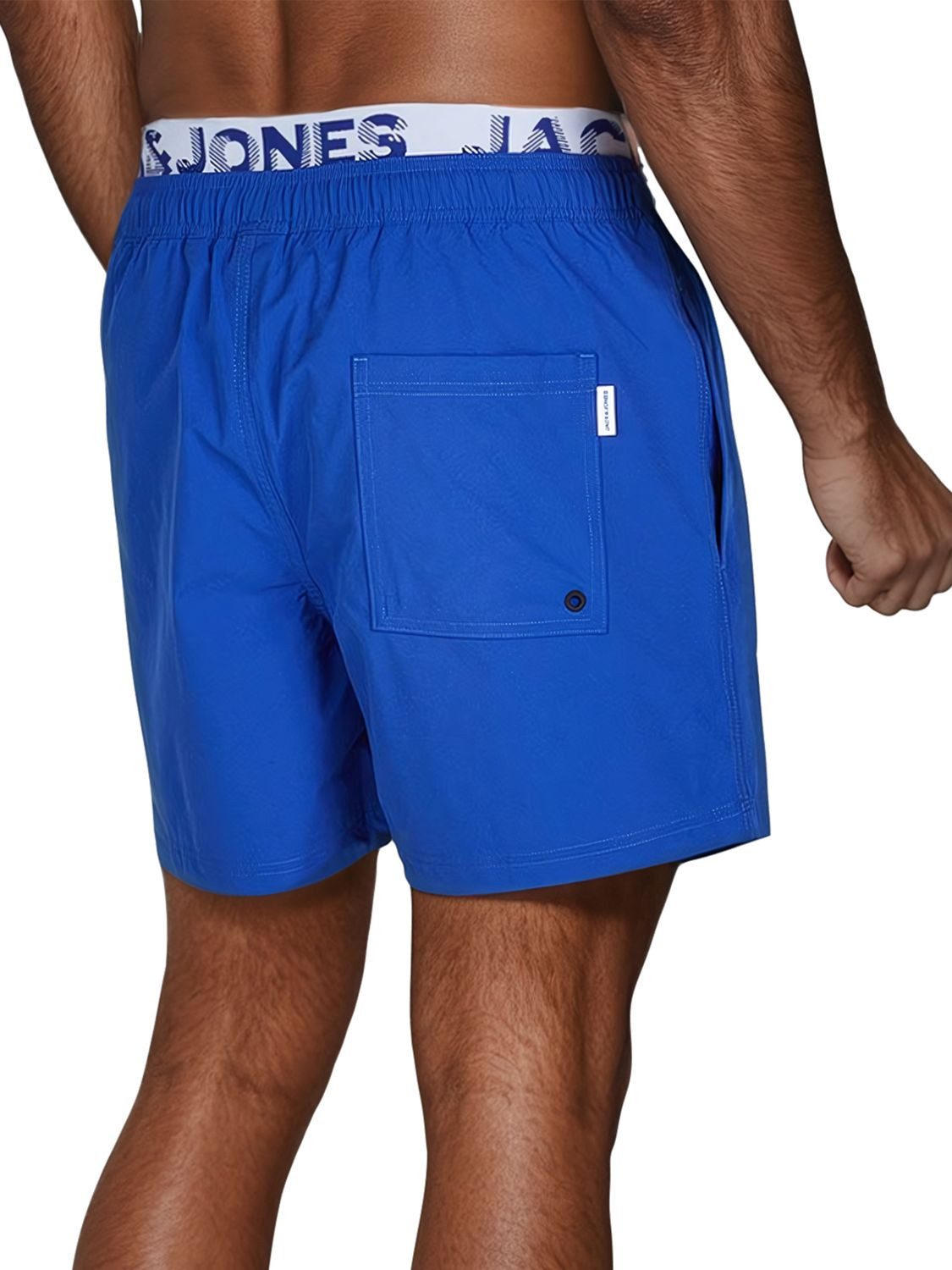 Jack & Jones Badeshorts Herren Badehose MAUI JJSWIM Regular Fit (1-St) Sportshorts mit Kordelzug