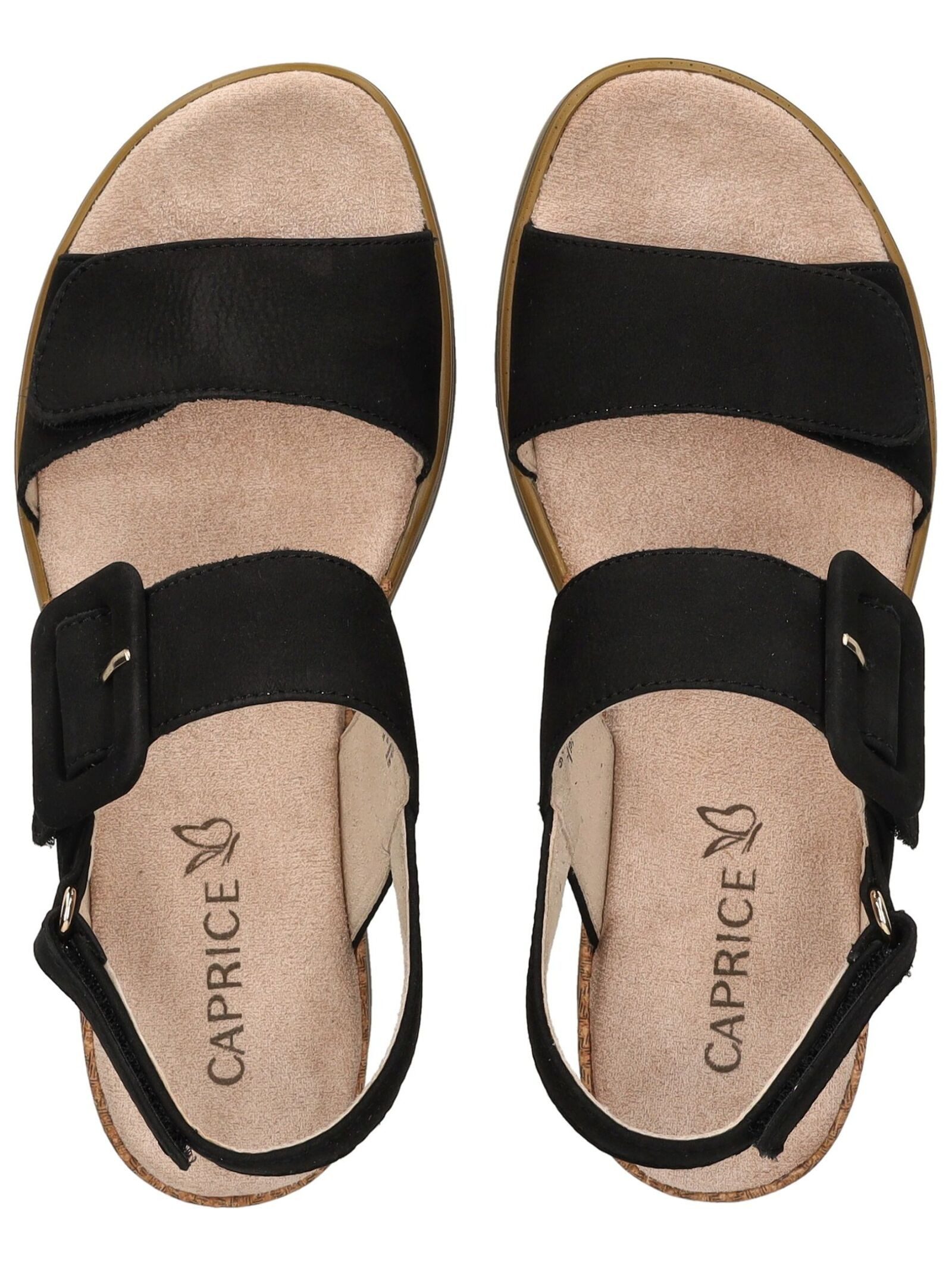 Caprice Caprice Sandalen Nubukleder Keilsandalette