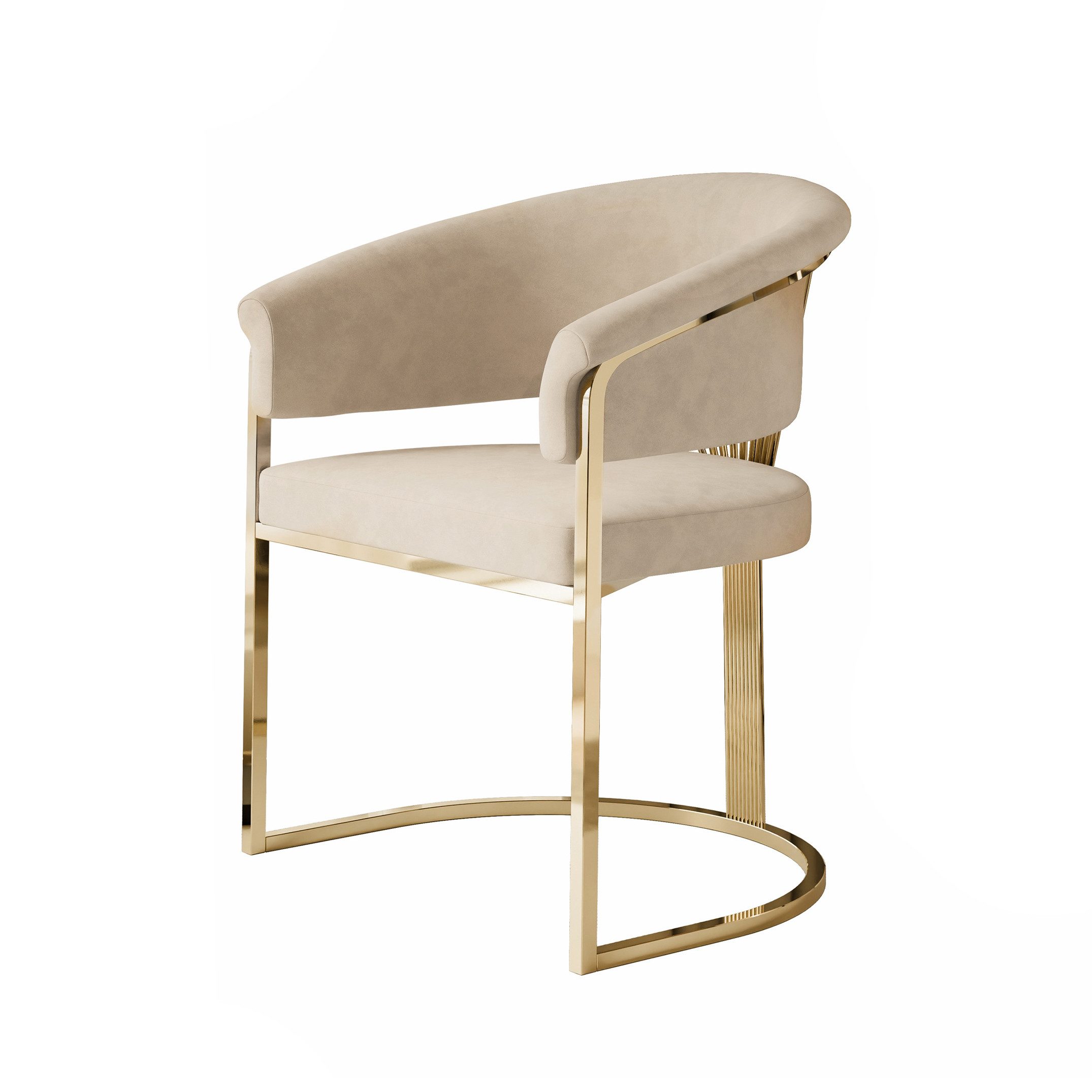 Lookway Polsterstuhl MOUNIR BEIGE mit einem günstig online kaufen