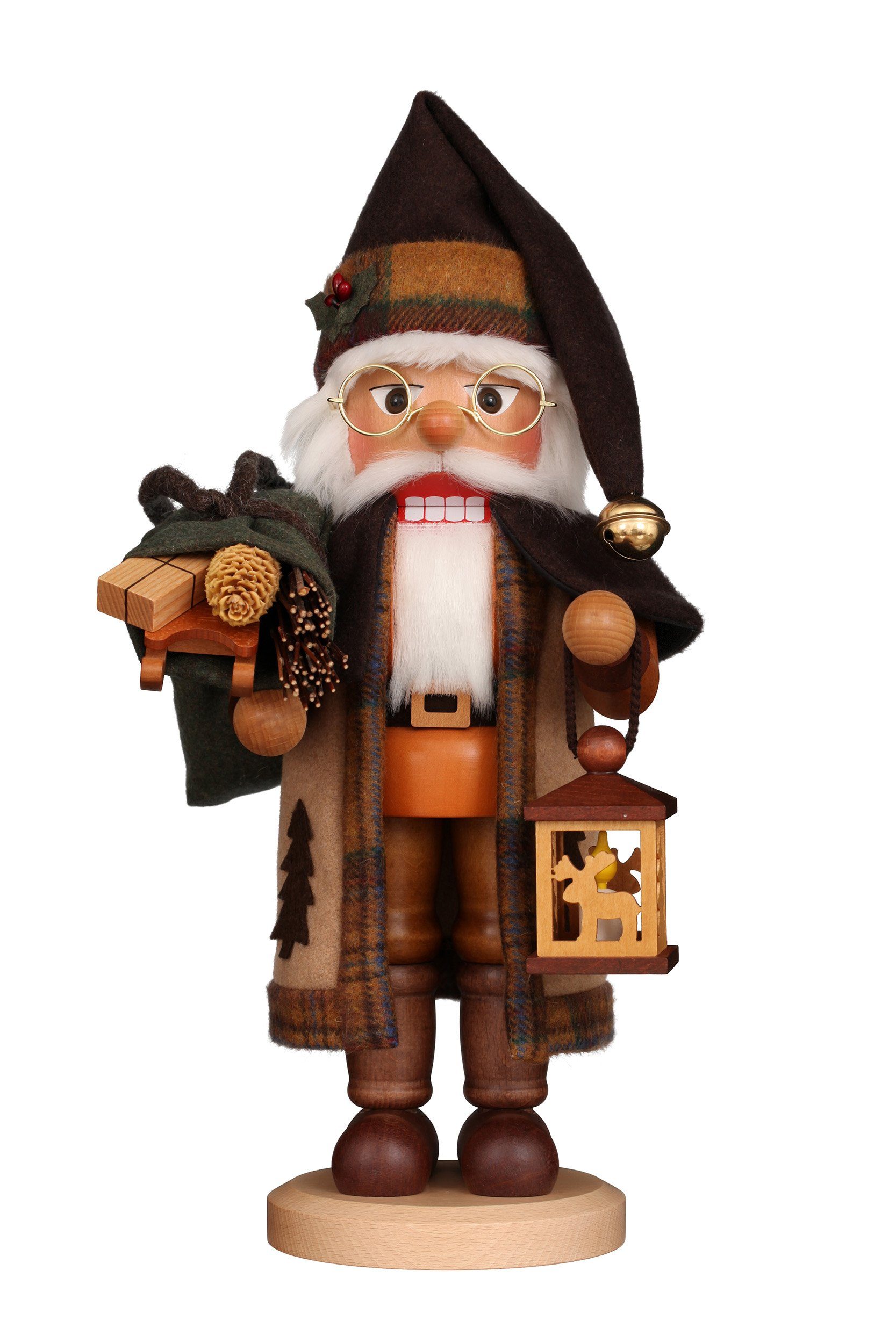 Dekofigur Ulbricht Nussknacker Premium Weihnachtsmann natur, 41,5 cm