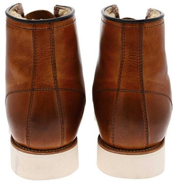 Sendra Boots MILLES CUNA FUR Braun Stiefelette Rahmengenähter Schnürstiefel