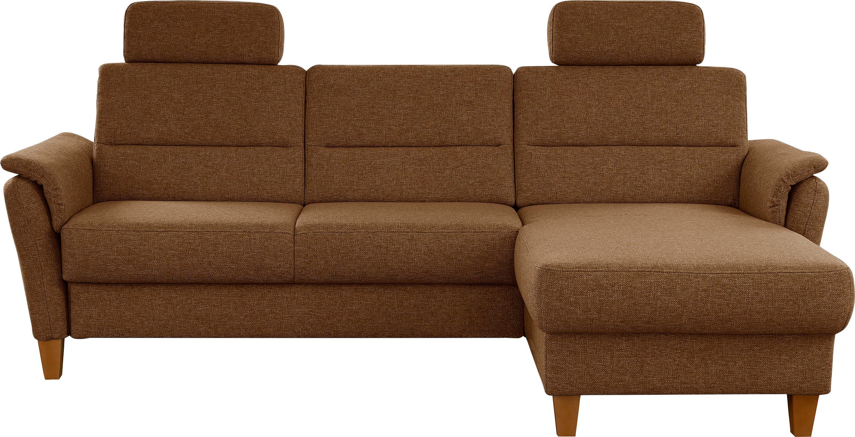 Home affaire Ecksofa Palmera L-Form, Federkern, günstig online kaufen