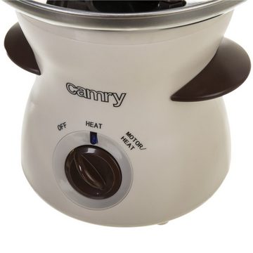Camry Schokoladenbrunnen CR4457, 80W Leistung; 500ml Fassungsvermögen; 60°C Aufheiz-Funktion