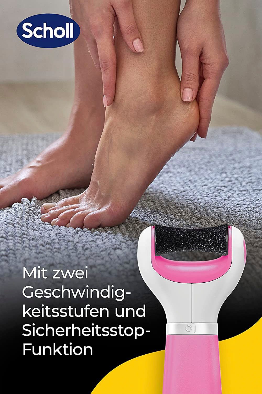 Scholl Elektrischer Hornhautentferner Expertcare rosa