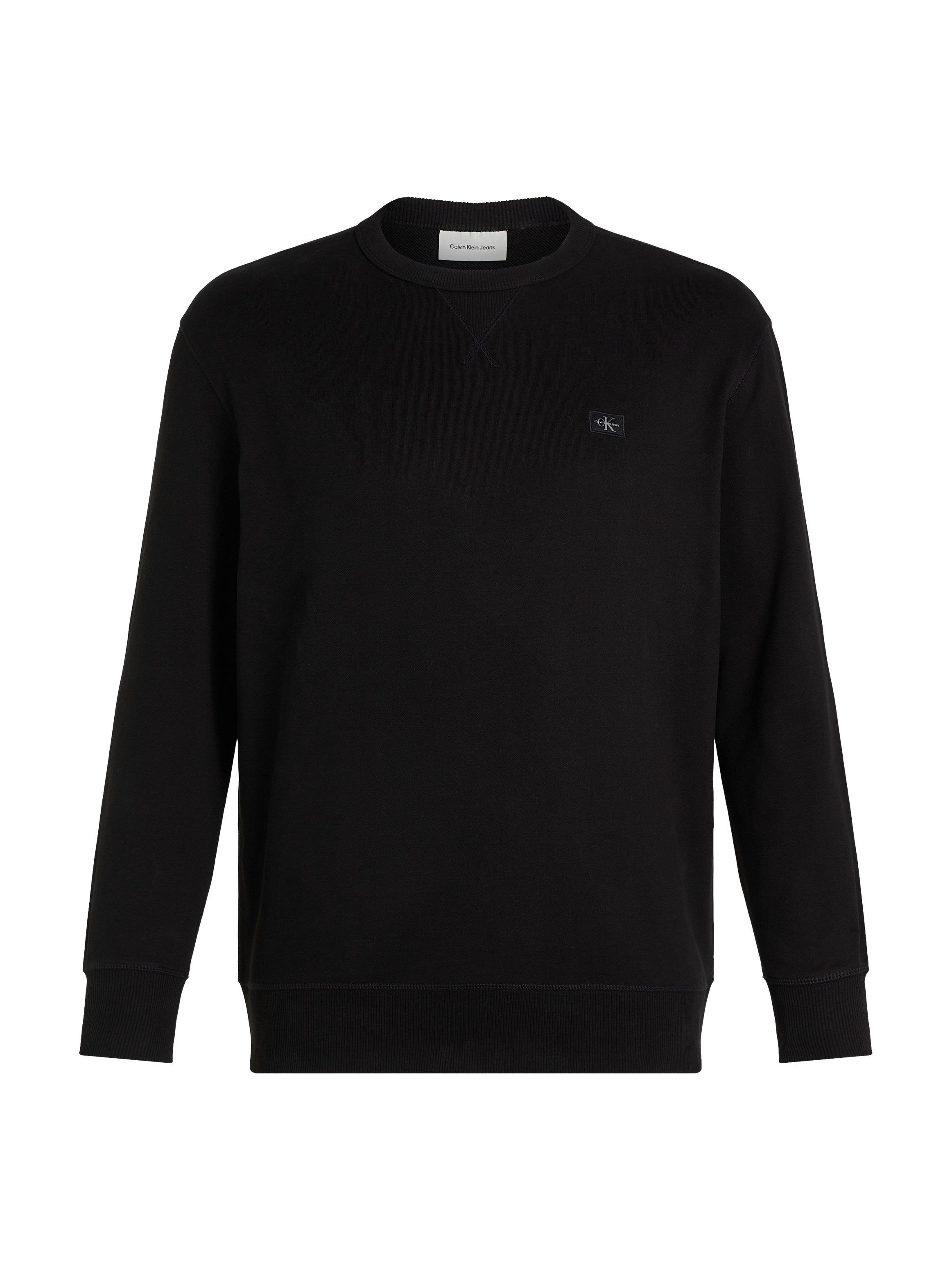 Calvin Klein Jeans Plus Sweatshirt PLUS WOVEN LABEL CREW NECK in großen Größen