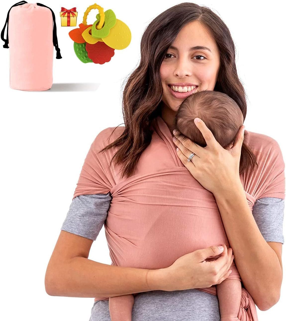 Gontence Tragetuch Babytragetuch (Verstellbare Babytrage), für Neugeborene Kleinkinder