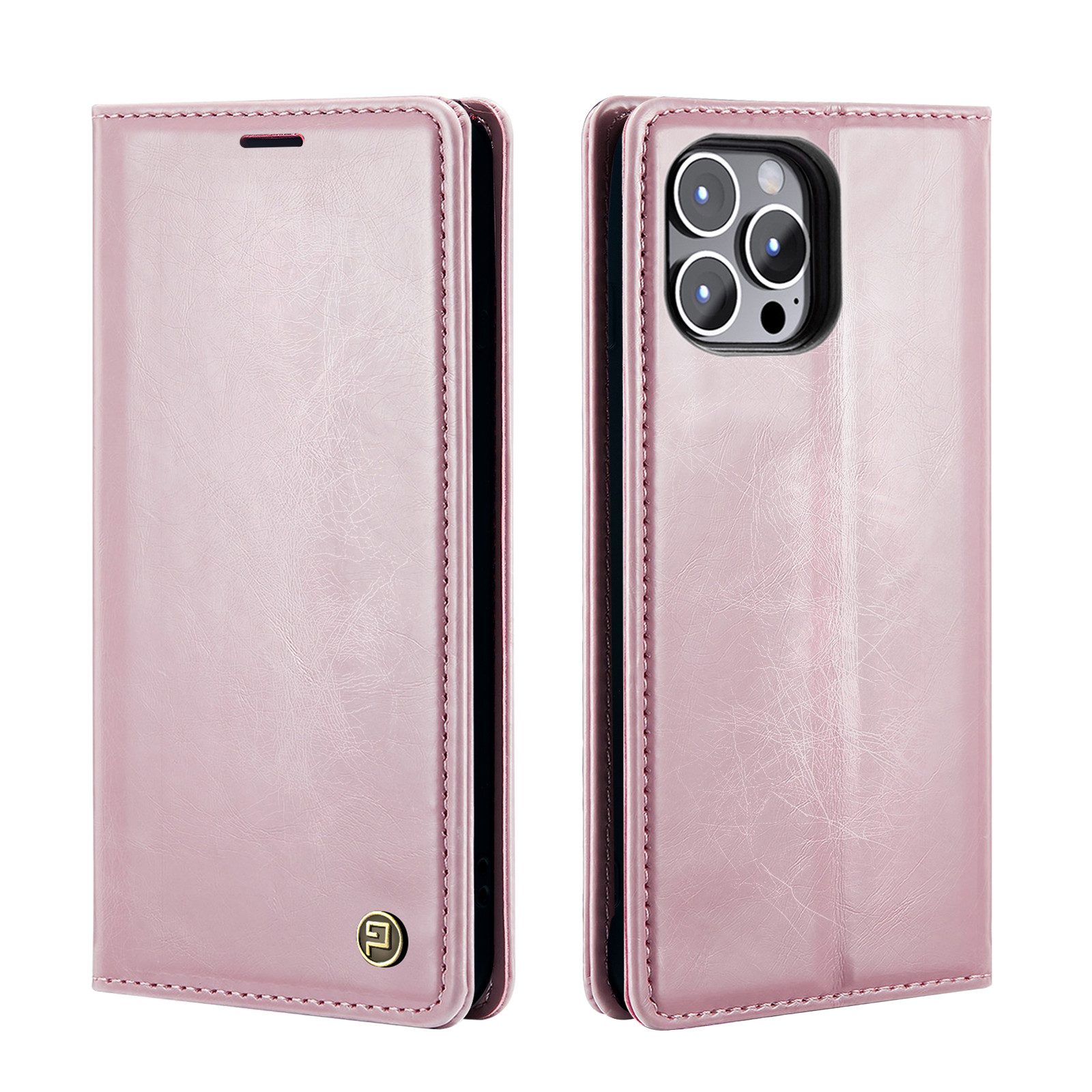 Tec-Expert Handyhülle Tasche Hülle für Apple iPhone 13 Pro Max 6.7 Zoll, 6.7, Cover Klapphülle Case mit Kartenfach RFID Schutz aufstellbar