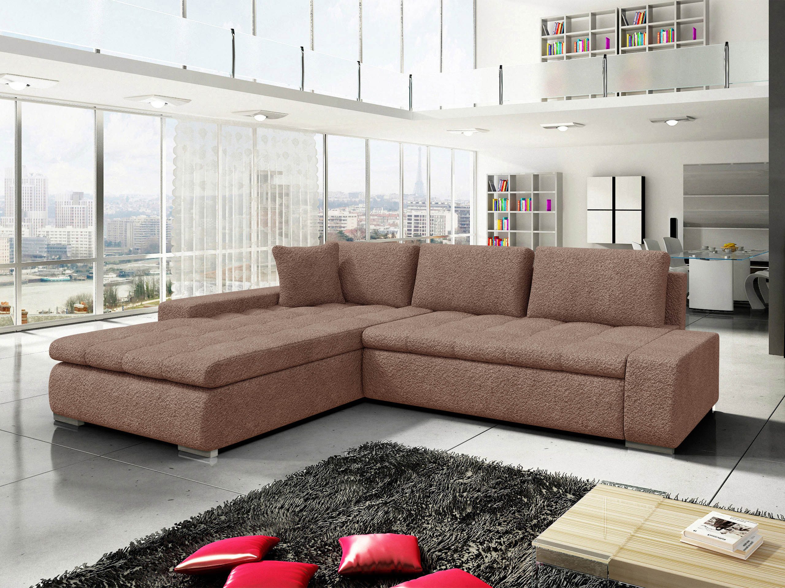 MIRJAN24 Ecksofa Orkan, mit Bettkasten und günstig online kaufen