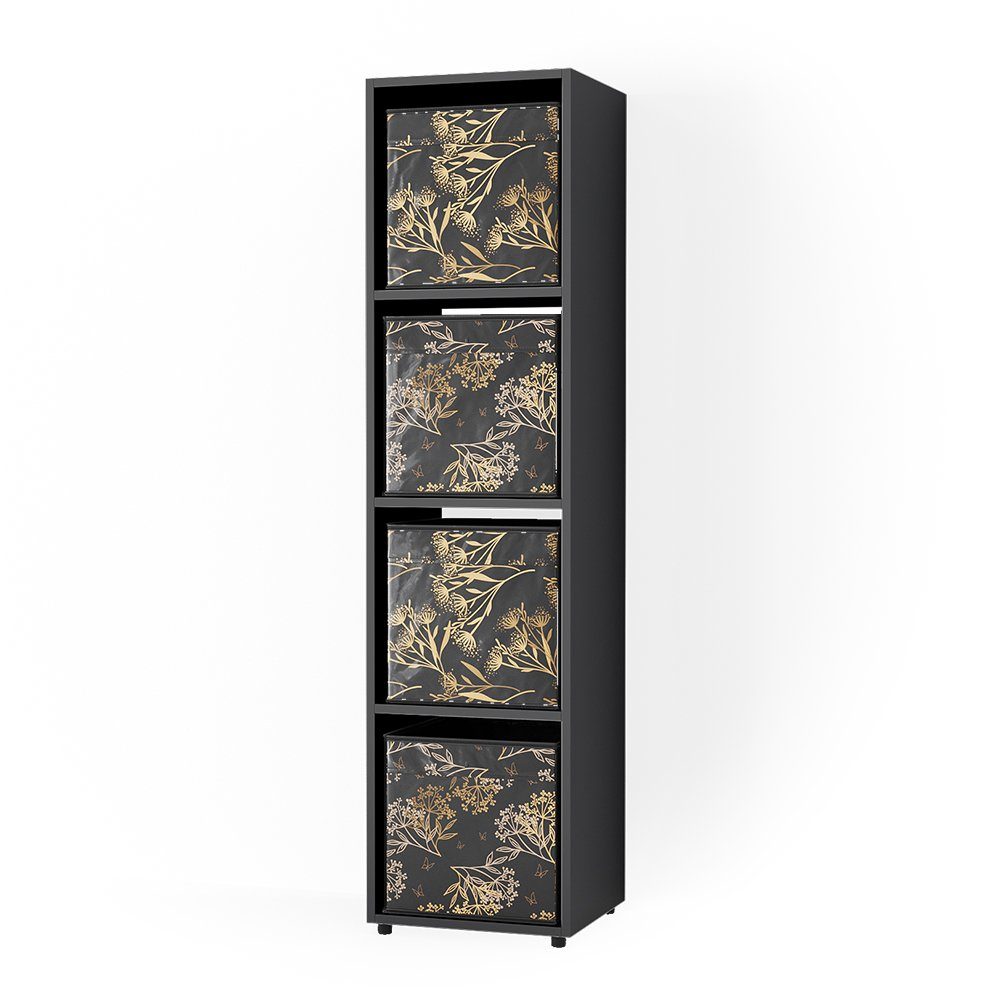 Vicco Raumteiler Ludus, Schwarz, 144.5 x günstig online kaufen