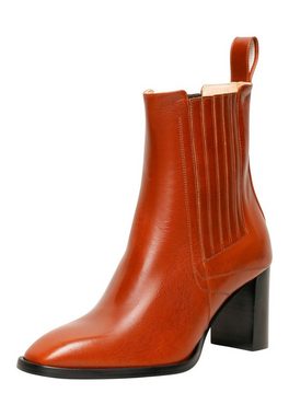 Henry Stevens Mia CB1 Businessschuh Schlupfboots Damen Chelsea Boots Leder handgefertigt, Stiefelette mit Absatz