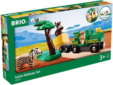 BRIO® Spielzeug-Eisenbahn BRIO® WORLD, Safari Bahn Set, (Set), FSC®- schützt Wald - weltweit