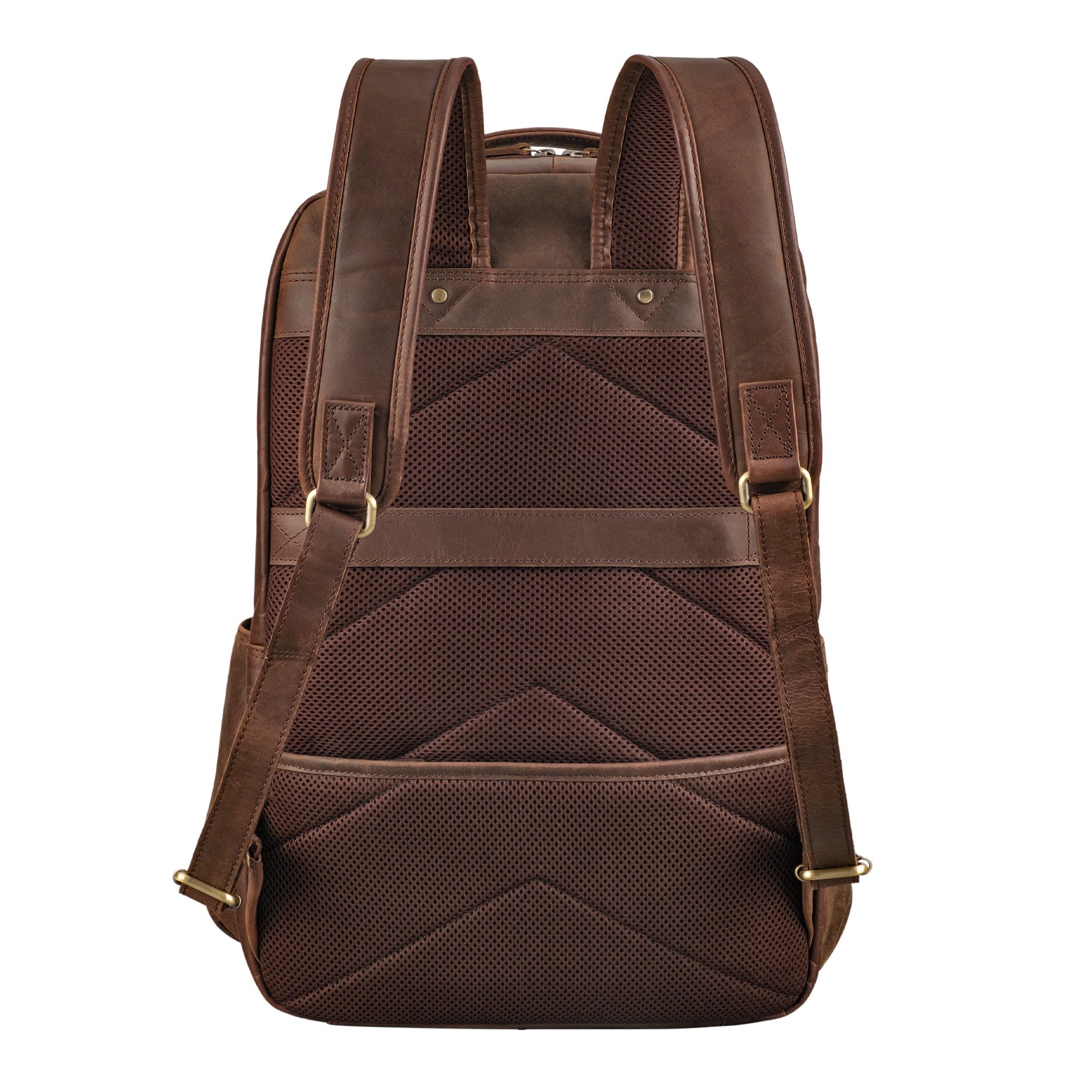 STILORD Notebookrucksack "Maxim" Premium XL Business Rucksack Leder mit Laptopfach 17 - 19 Zoll