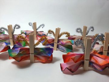 myExperimentSet Experimentierkasten "Farben-Entdecker", (Set für eine Forscher-Geburtstags-Party, für 10 Kinder-tlg., Chromatographie-Schmetterling)