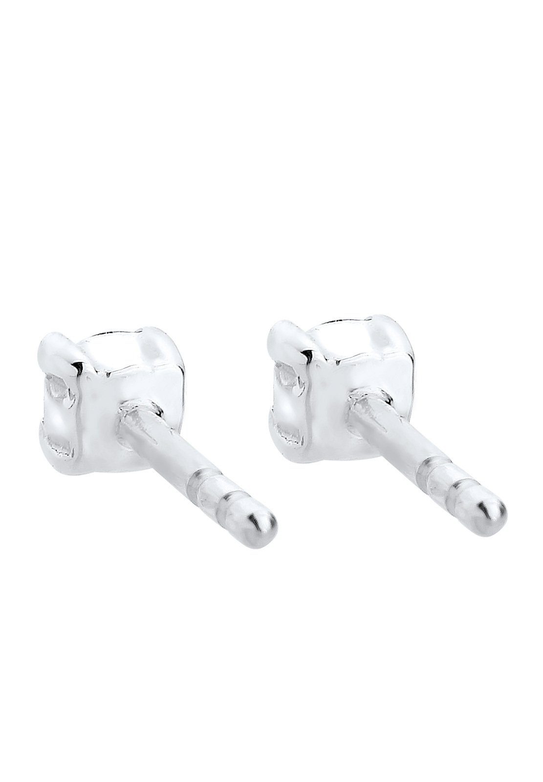 Elli Paar Ohrstecker Kristalle Funkelnd 925 Silber