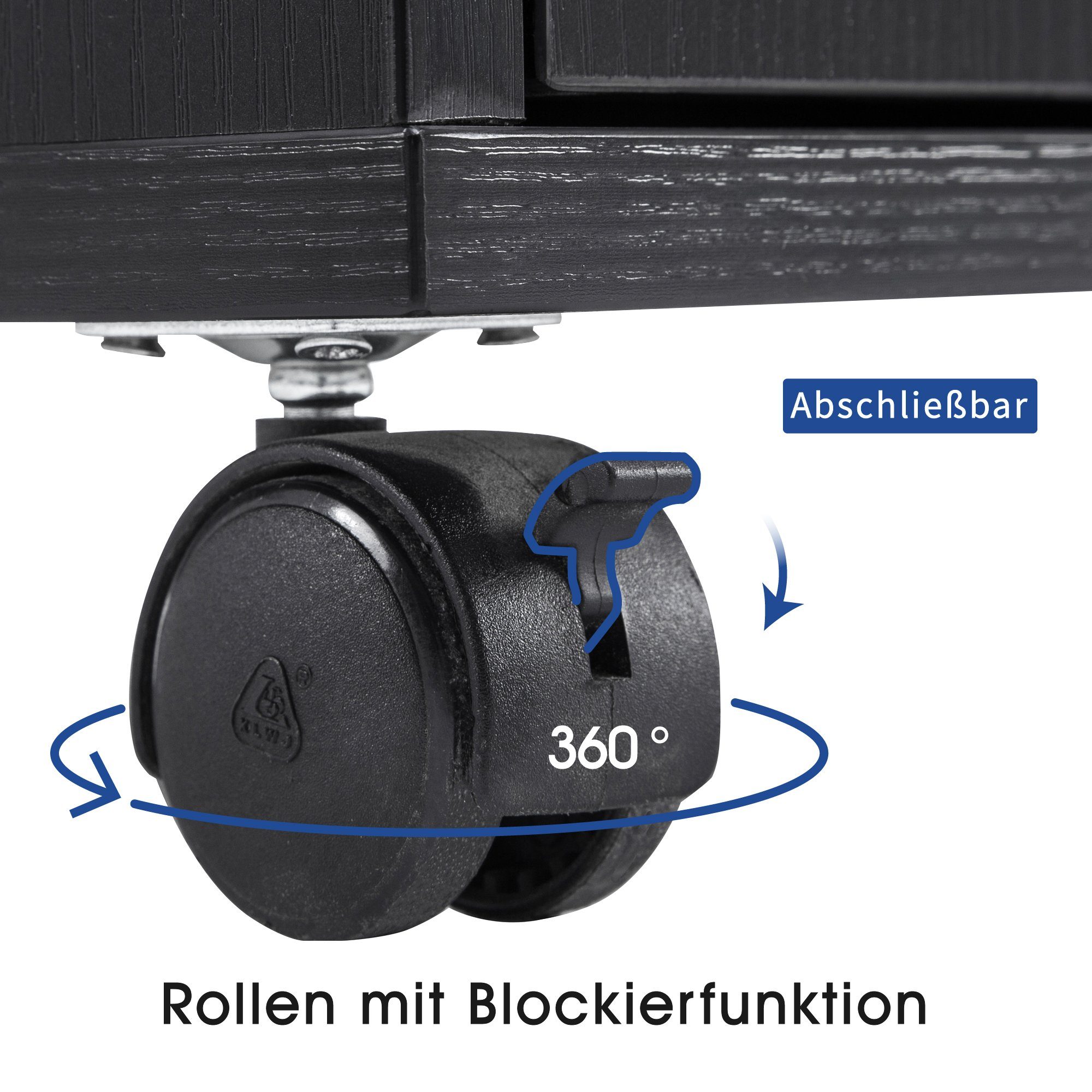 Barberpub Rollwagen Barberpub Arbeitswagen Friseurwagen Kosmetikwagen Trolley 2011, Arbeitswagen Rollwagen Bedienungswagen – Bild 5 von 5