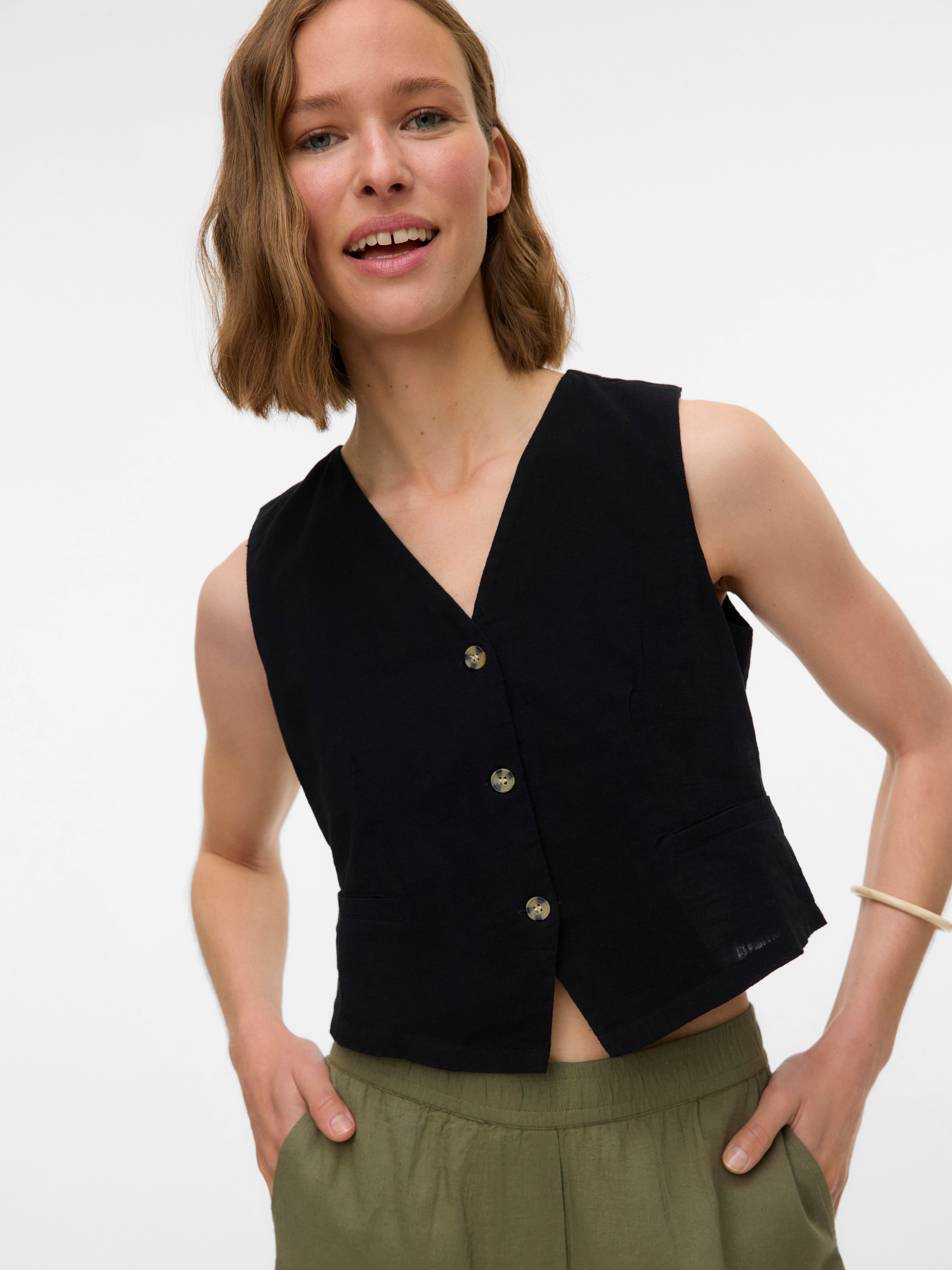 Vero Moda Kurzweste VMCAIA SL VEST günstig online kaufen