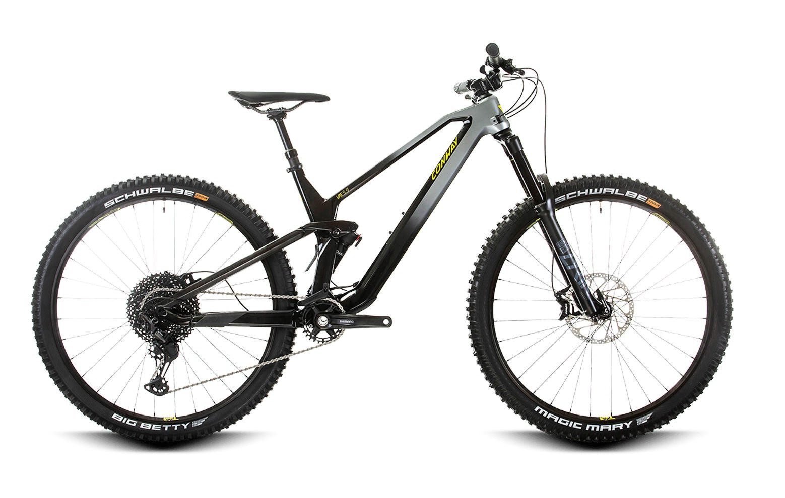 Conway Mountainbike MTB Fully WME 5.9 graphite fade / acid metallic 29" Diamant, 12 Gang Shimano SHIMANO "Deore XT RD-M8100" Schaltwerk