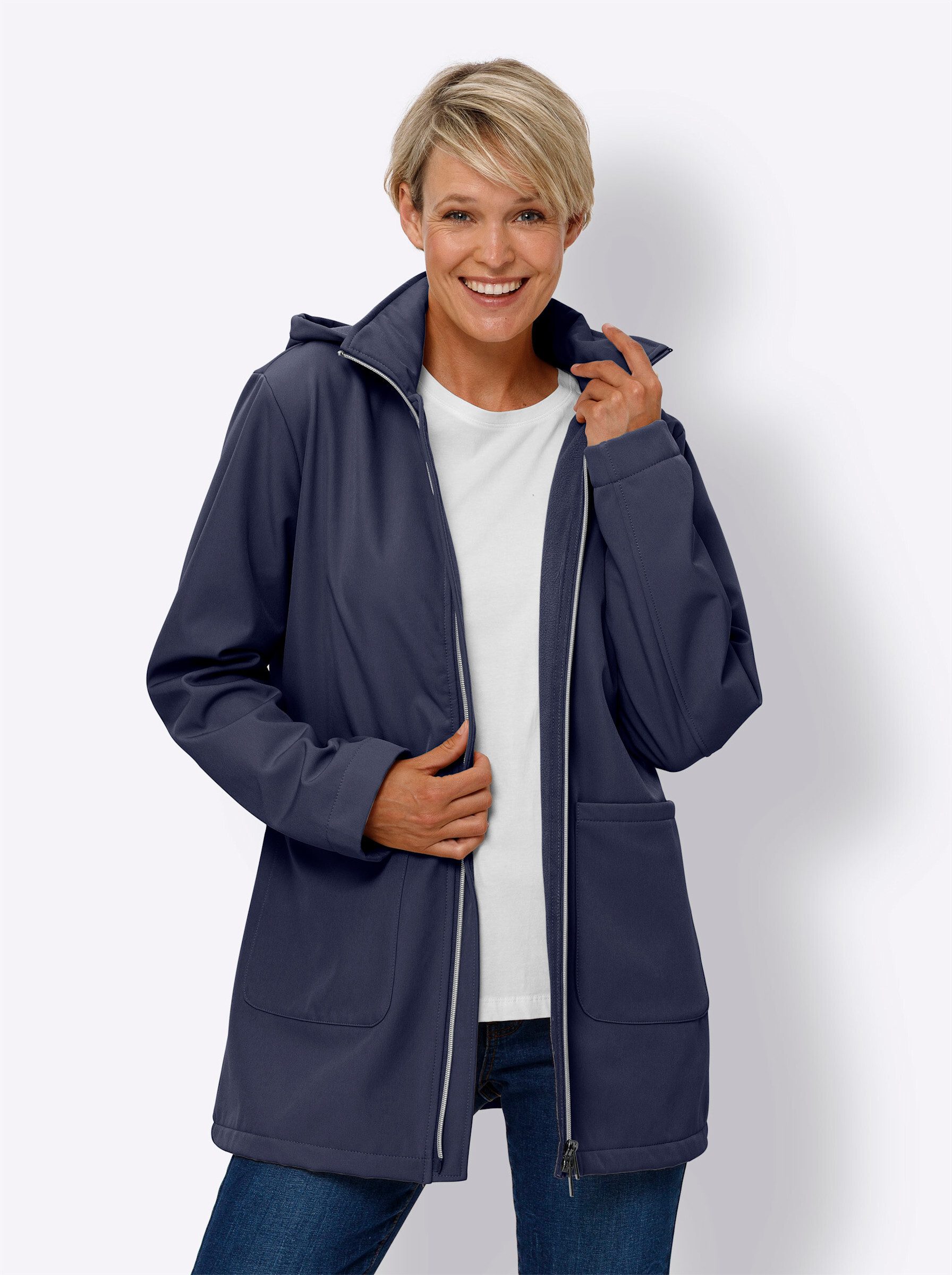 Allwetterjacke Softshell-Jacke Langarm