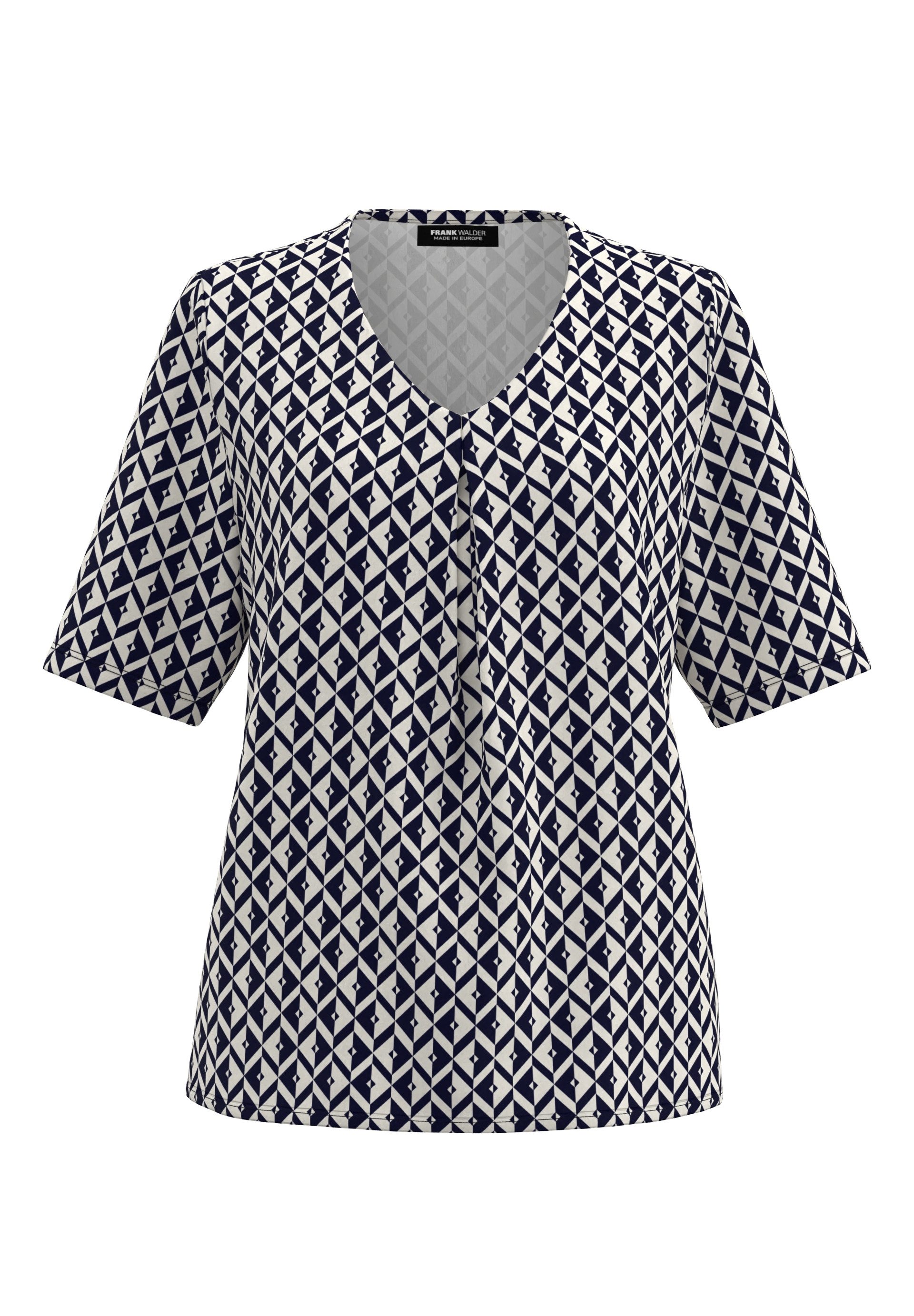 FRANK WALDER Blusenshirt mit grafischem Print