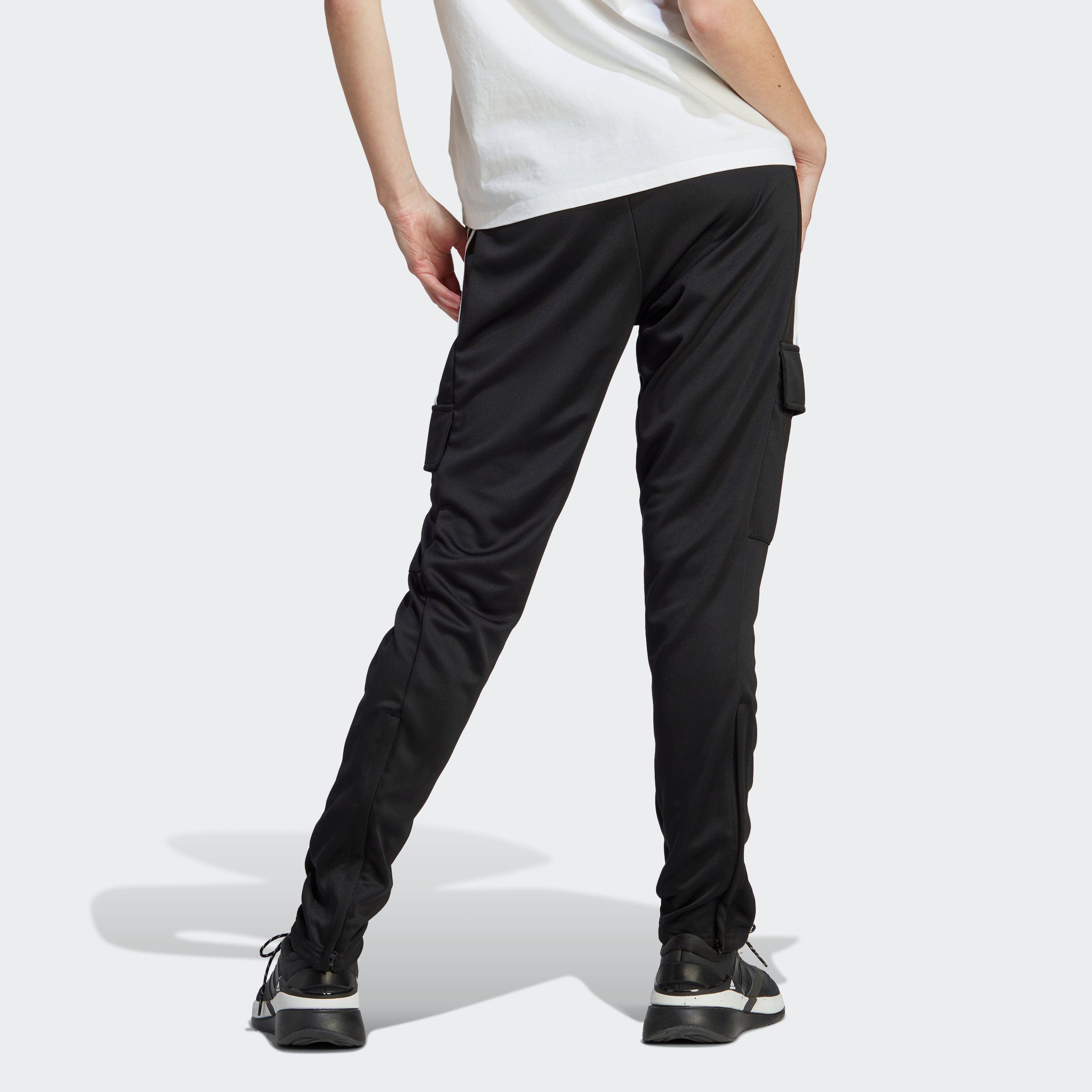 adidas Sportswear / (1-tlg) White Black CARGOHOSE TIRO Sporthose