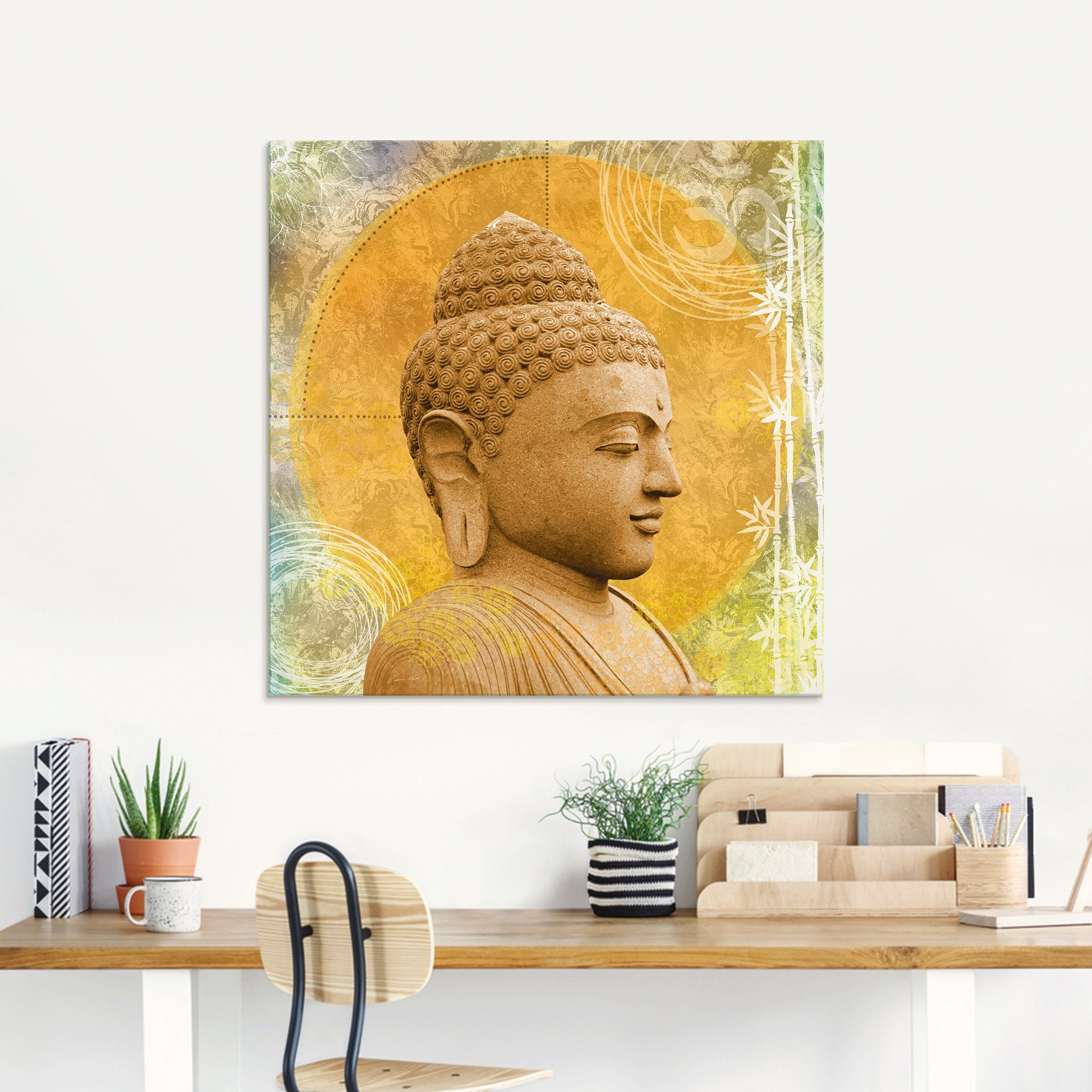 Artland Glasbild Buddha II, Spa Größen in St), (1 verschiedenen