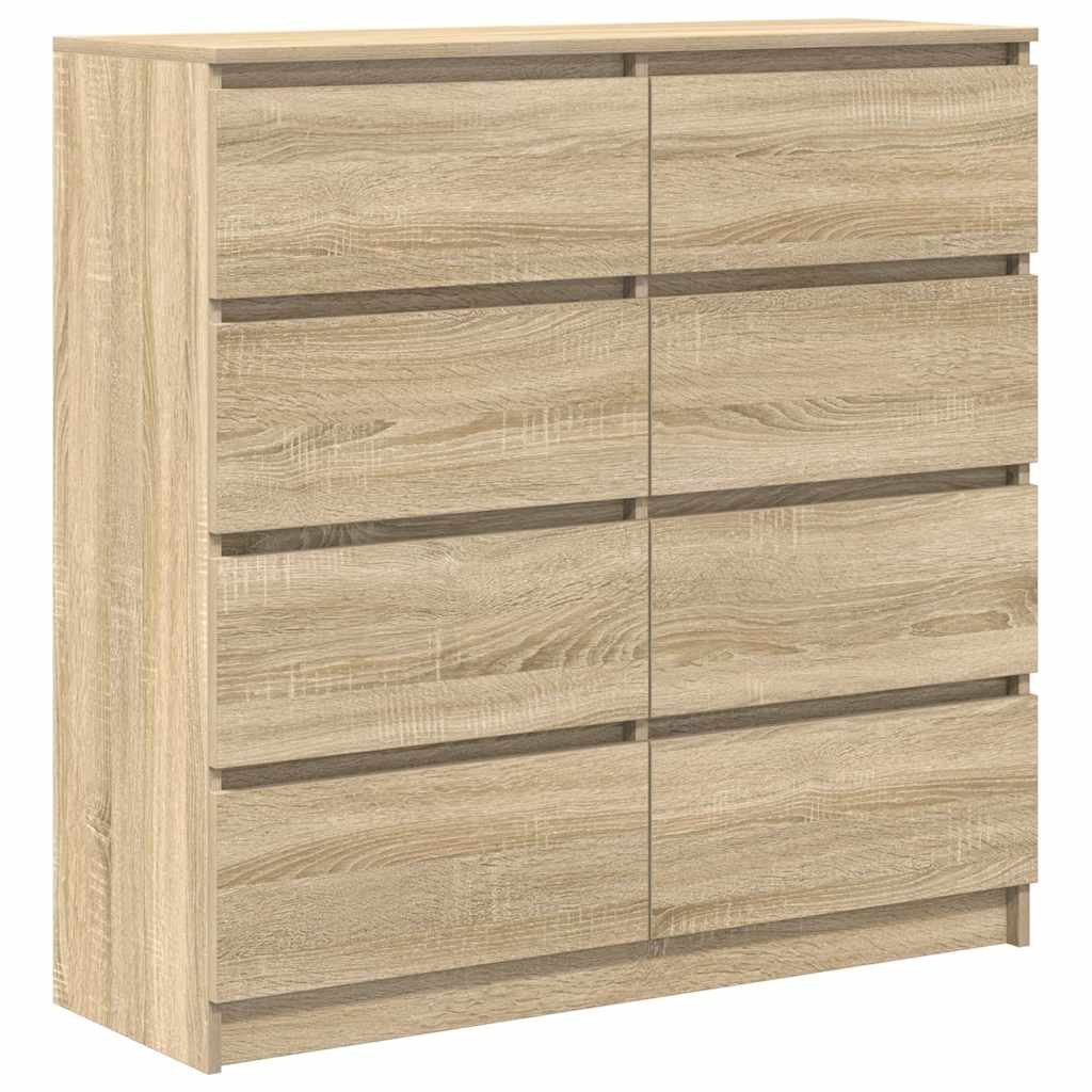 vidaXL Sideboard Sideboard Sonoma-Eiche 100x35x99 cm günstig online kaufen