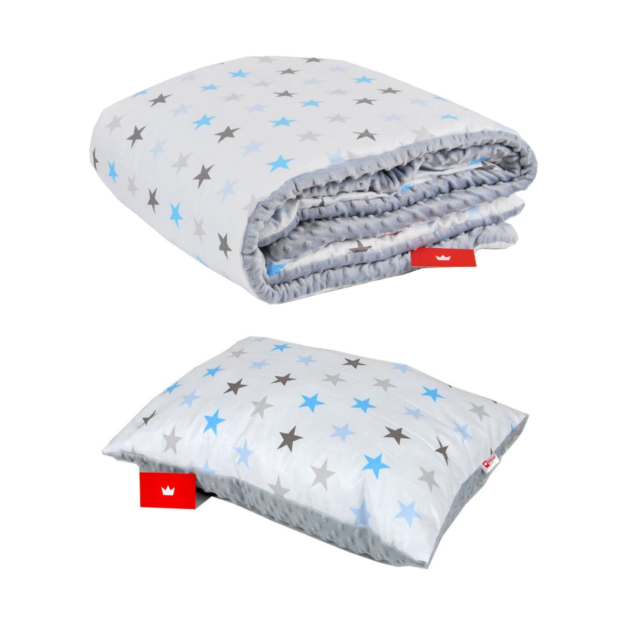 Kinderdecke BABYLUX Kuscheldecke 100 x 150 cm Babydecke Kinderdecke MINKY XXL