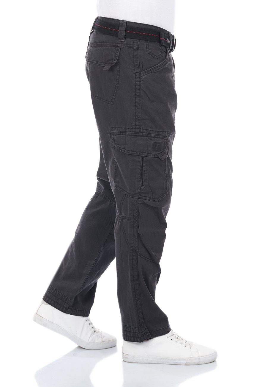 TIMEZONE Cargohose Herren Stoffhose BenitoTZ Loose Fit Freizeithose aus 100% Baumwolle