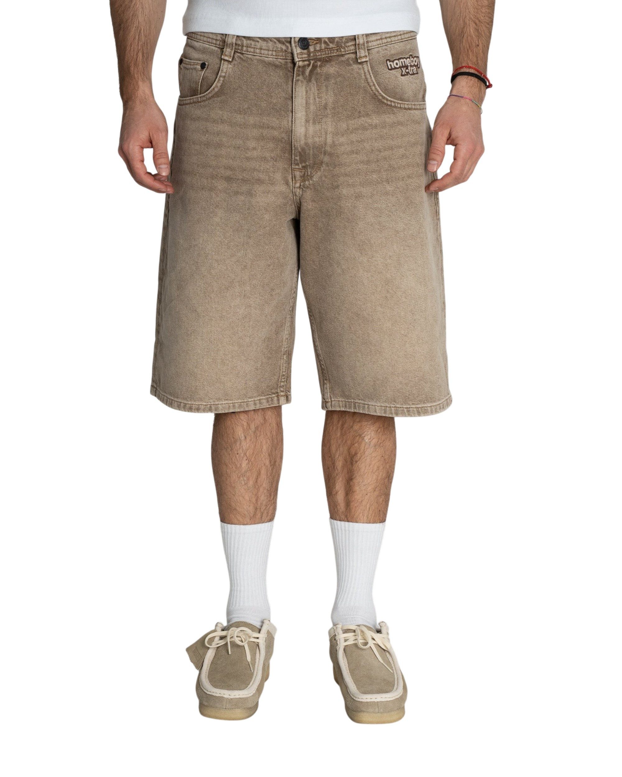 HOMEBOY Jeansshorts Short Home Boy x-tra Baggy Dye Denim Baggy-Style