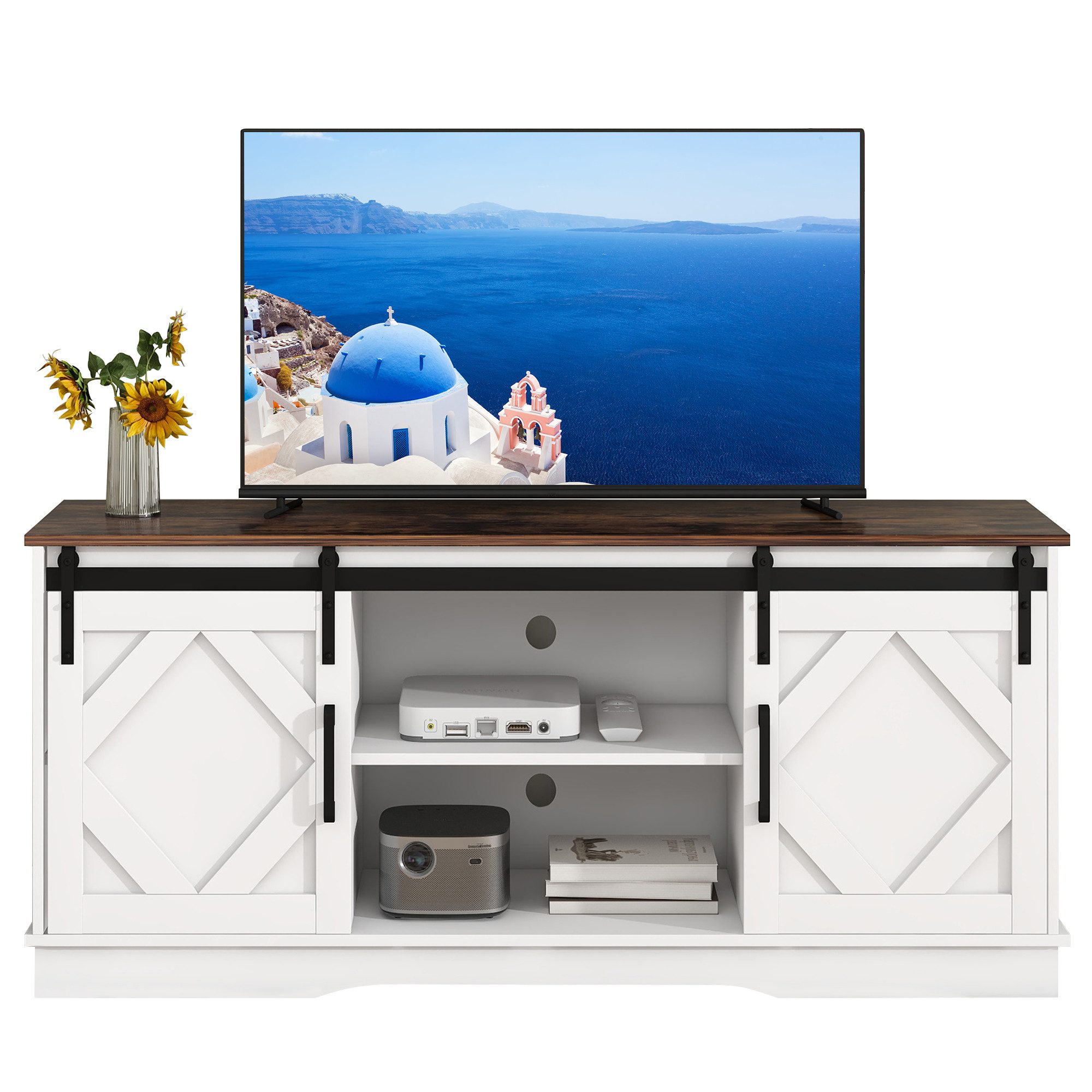 OKWISH TV-Schrank TV Stand Sideboard Entertainment günstig online kaufen