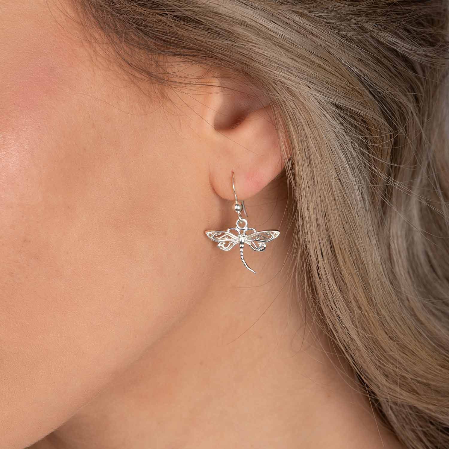 Materia Paar Ohrhänger Libellen Insekten mit Hakenverschluss SO-170, 925 St günstig online kaufen