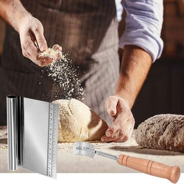 Lubgitsr Brotmesser Bäckermesser-Set - Teigwerkzeuge inkl. Scoring Tool