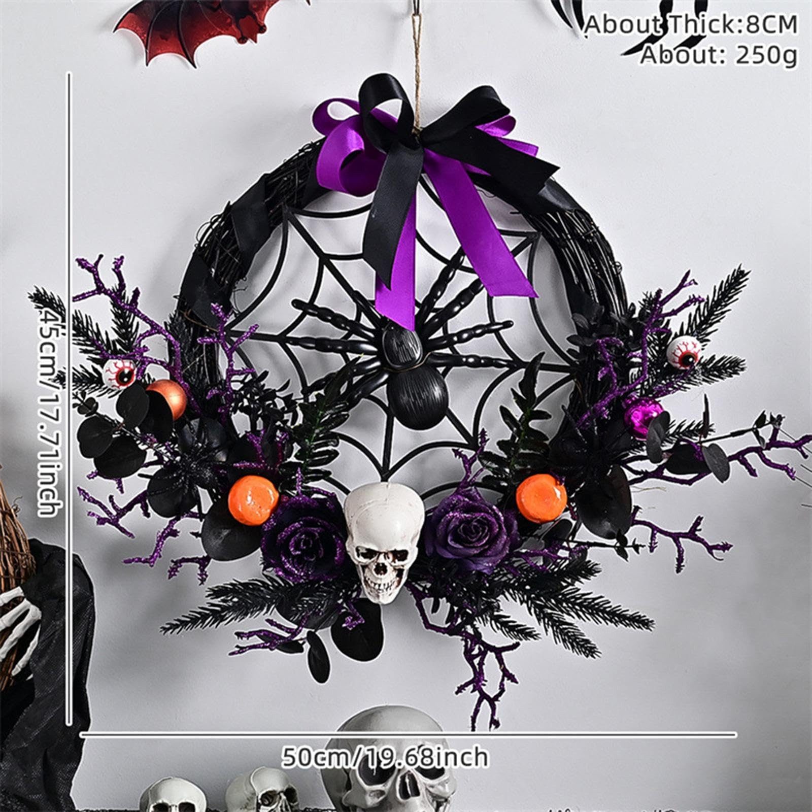 CLTYQ Dekoobjekt Halloween Kranz, Halloween Künstliche, günstig online kaufen