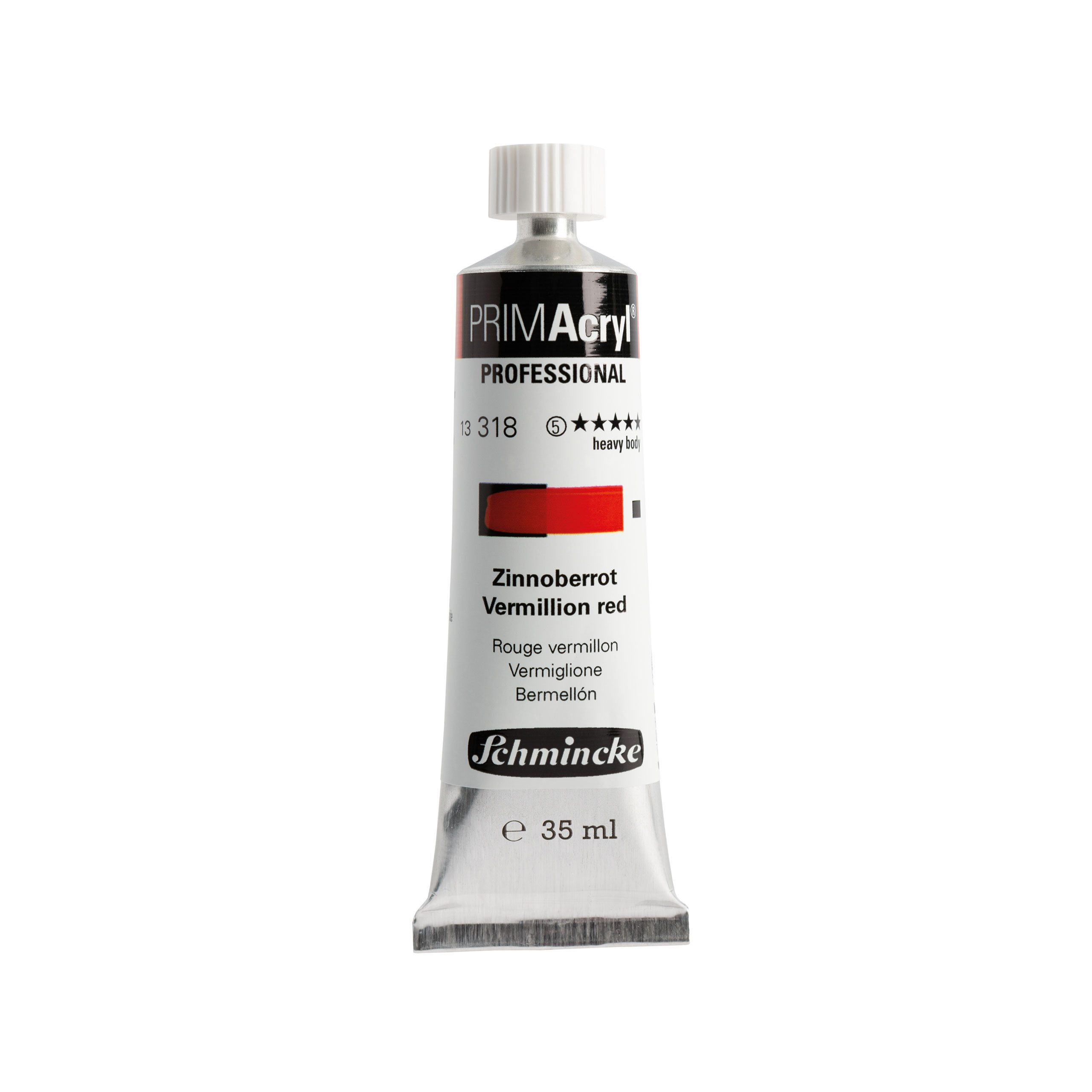 Schmincke Acrylfarbe 35ml PRIMAcryl Zinnoberrot Acryl 13 318 009
