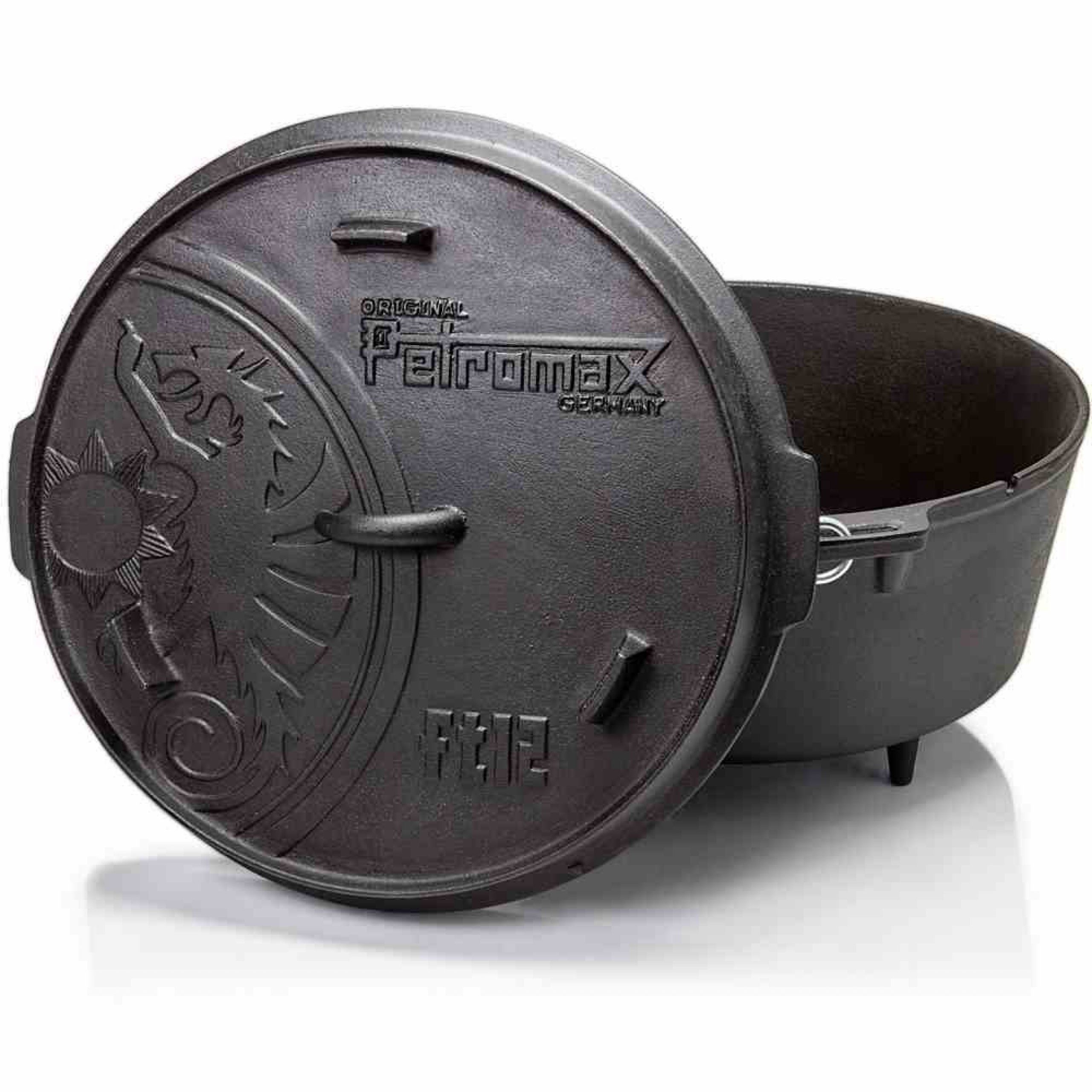 Petromax Dutch Oven FT12 Schwarz mit Standfüßen 10,8 l günstig online kaufen