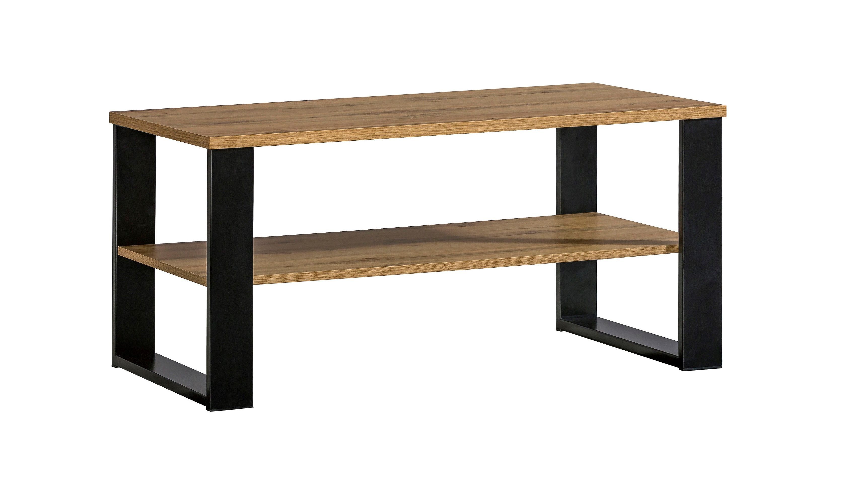 99rooms Couchtisch Melano (Wohzimmertisch, Beistelltisch), Modern Design, mit viel Stauraum, aus Holzwerkstoff