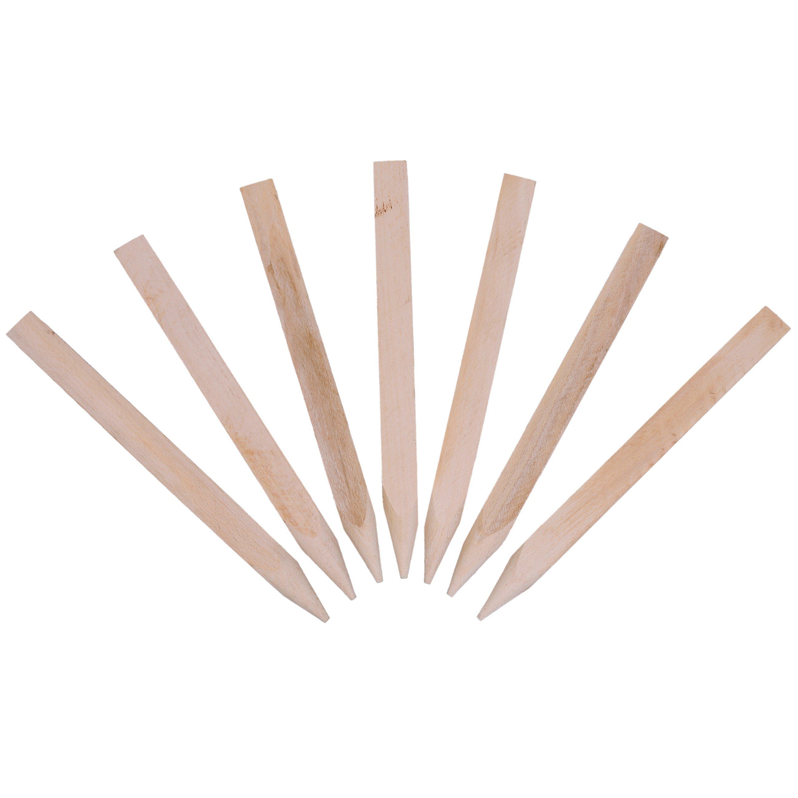 Bellushortus Zaunpfosten Holzpfähle, Holzpflöcke, Zaunpfosten, angespitzt, 20 Stück – Bild 5 von 5