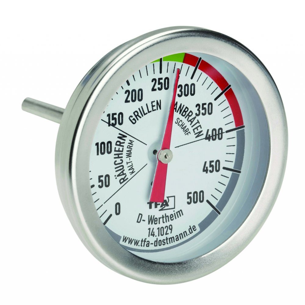 TFA Dostmann Grillthermometer Universal BBQ Grill Smoker Thermometer TFA 14.1029