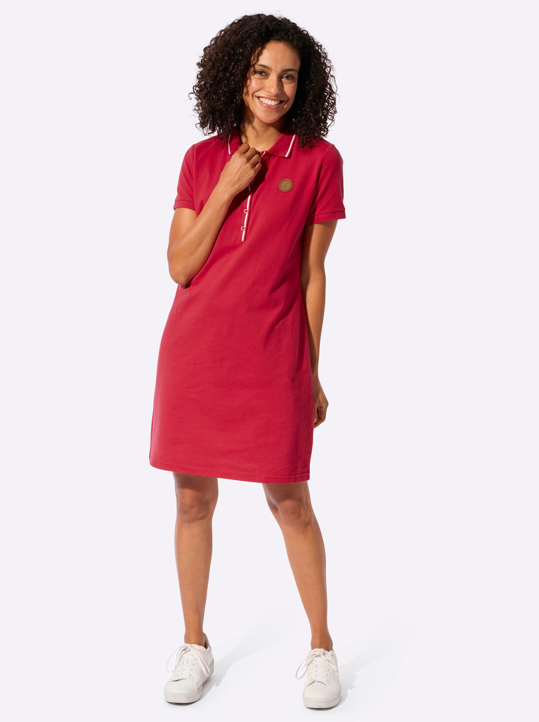 Witt Jerseykleid Polokleid .