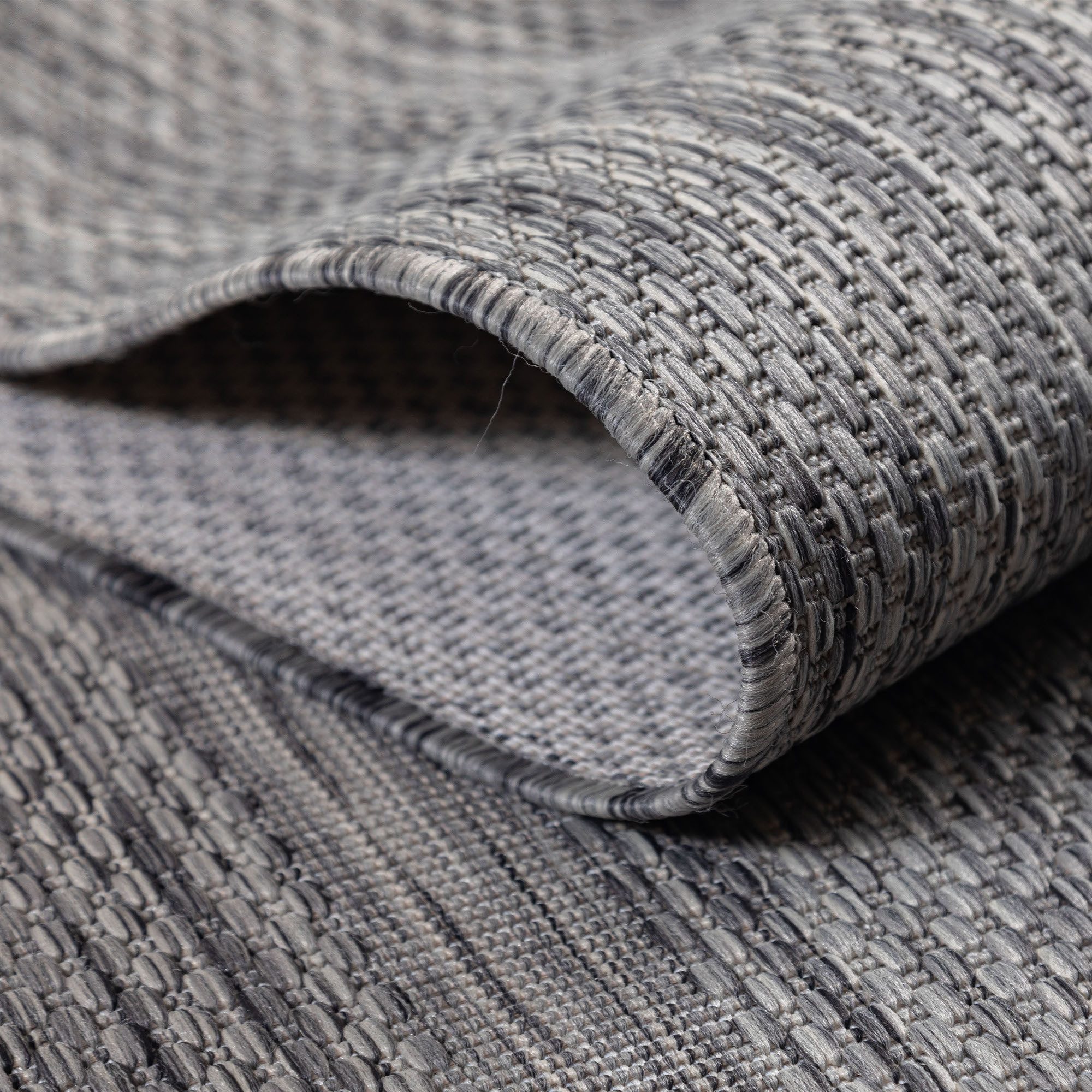 Carpettex Outdoorteppich Unicolor - Einfarbig, Läufer, Höhe: 5 mm, Teppich Wetterfest Balkon Küchenteppich Flachgewebe Sisaloptik