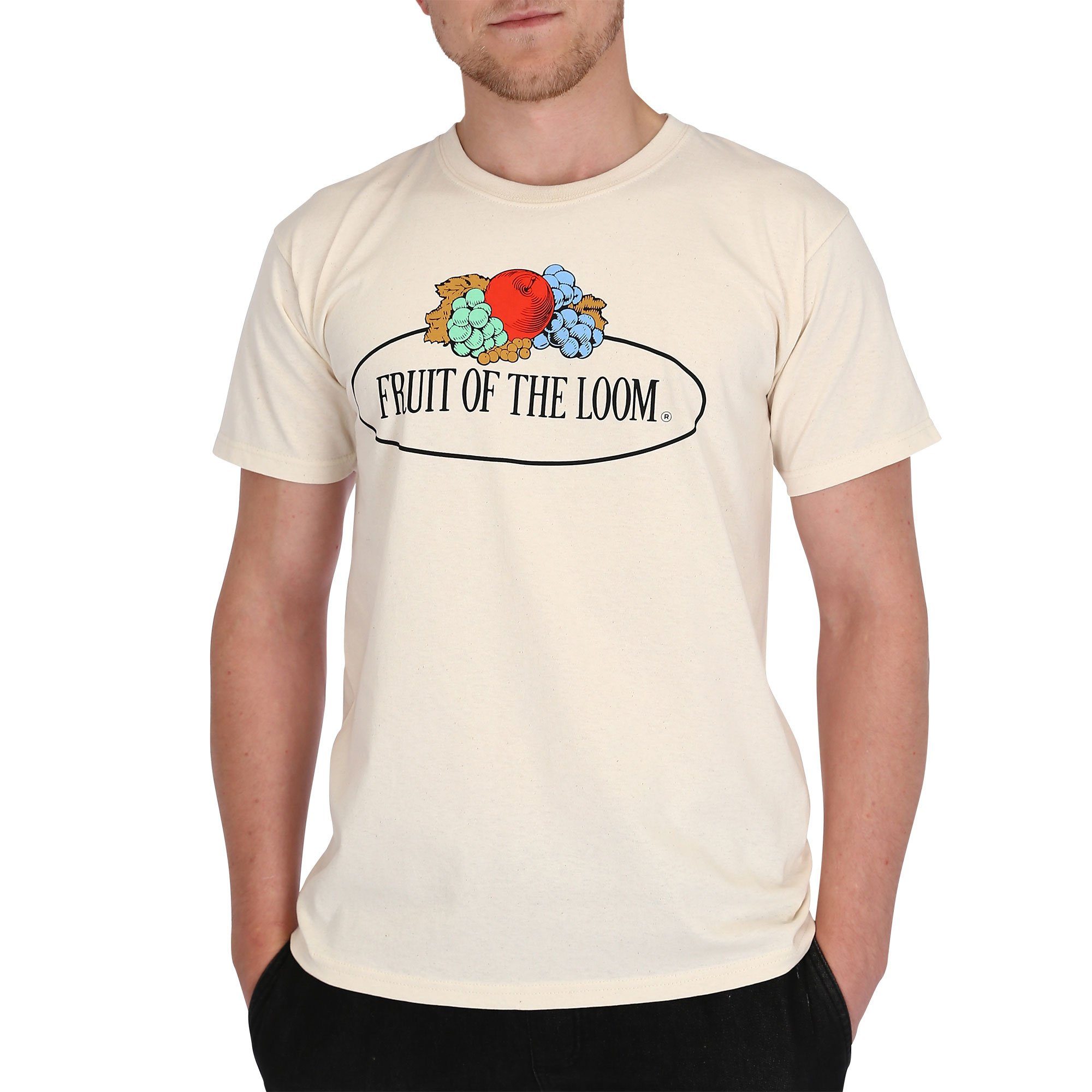 Fruit of the Loom Rundhalsshirt Fruit of the Loom Fruit of the Loom T-Shirt mit Vintage Logo