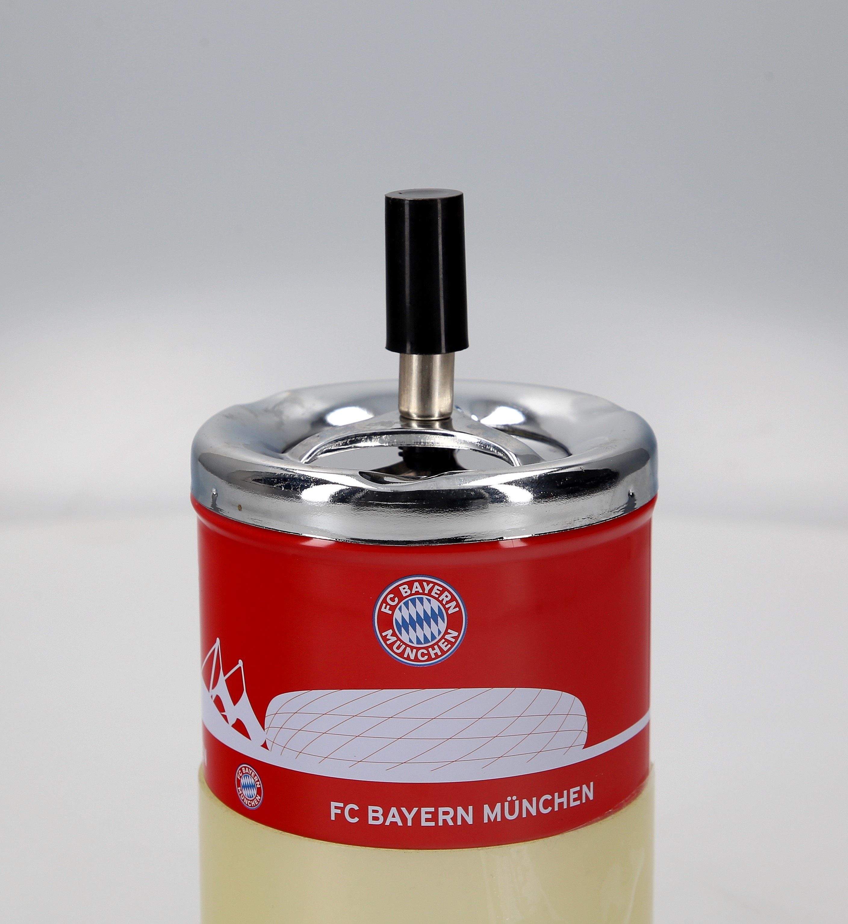 FC Bayern München Aschenbecher M&M FC Bayern München Drehaschenbecher