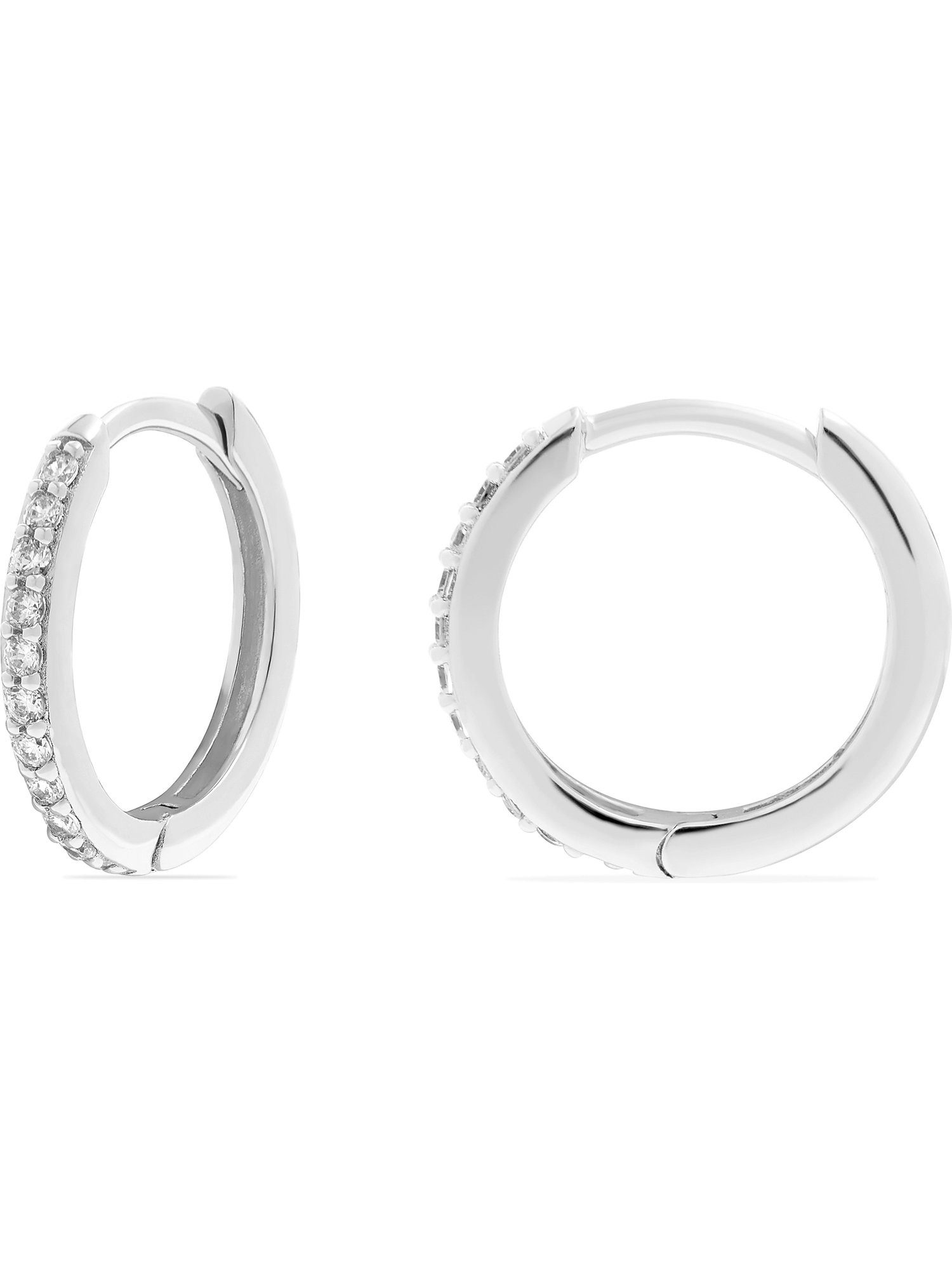 FAVS Paar Creolen FAVS Damen-Creolen 925er Silber 22 Zirkon (Paar) günstig online kaufen