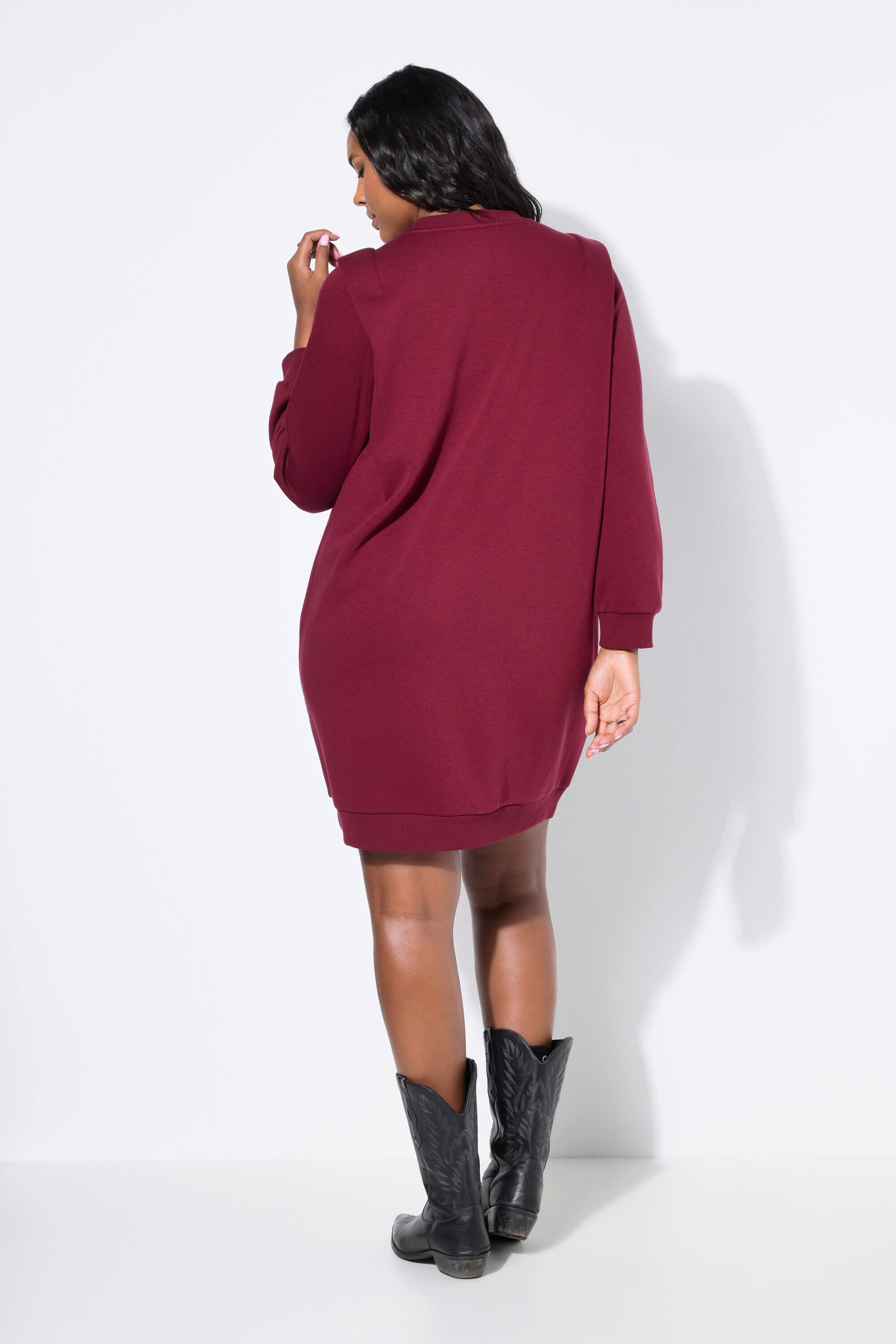 Studio Untold Jerseykleid Sweatkleid oversized betonte Schultern