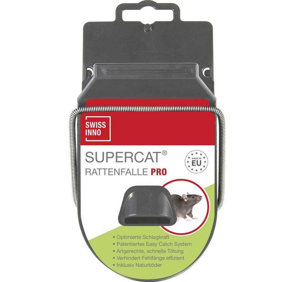 Thumbnail - Swissinno Schädlingsschutznetz Rattenfalle (SuperCat Pro · Naturköder · Anleitung), Rattenfalle