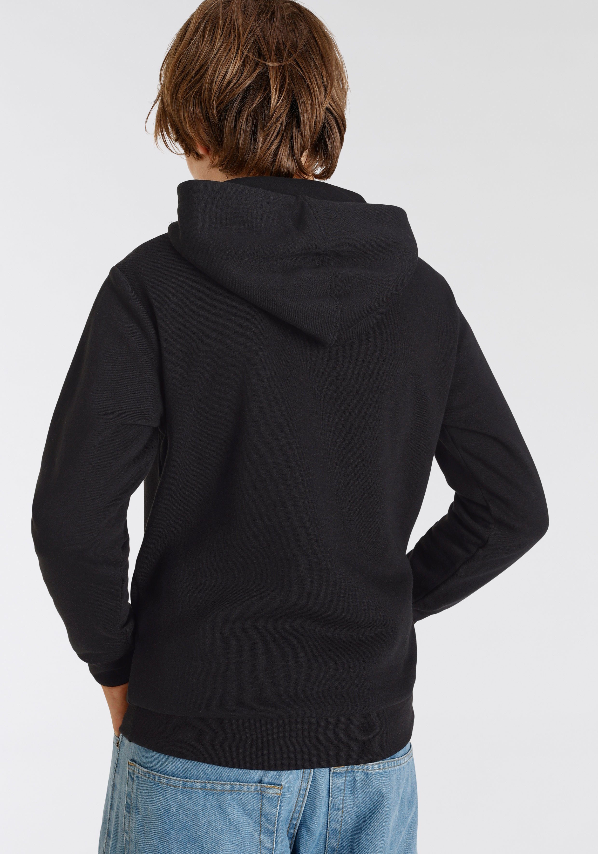 Champion Sweatshirt Basic Hooded für schwarz - Kinder Sweatshirt