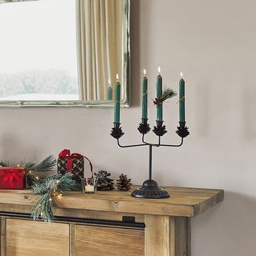 Mirabeau Kerzenständer Kerzenhalter Spencer antikschwarz